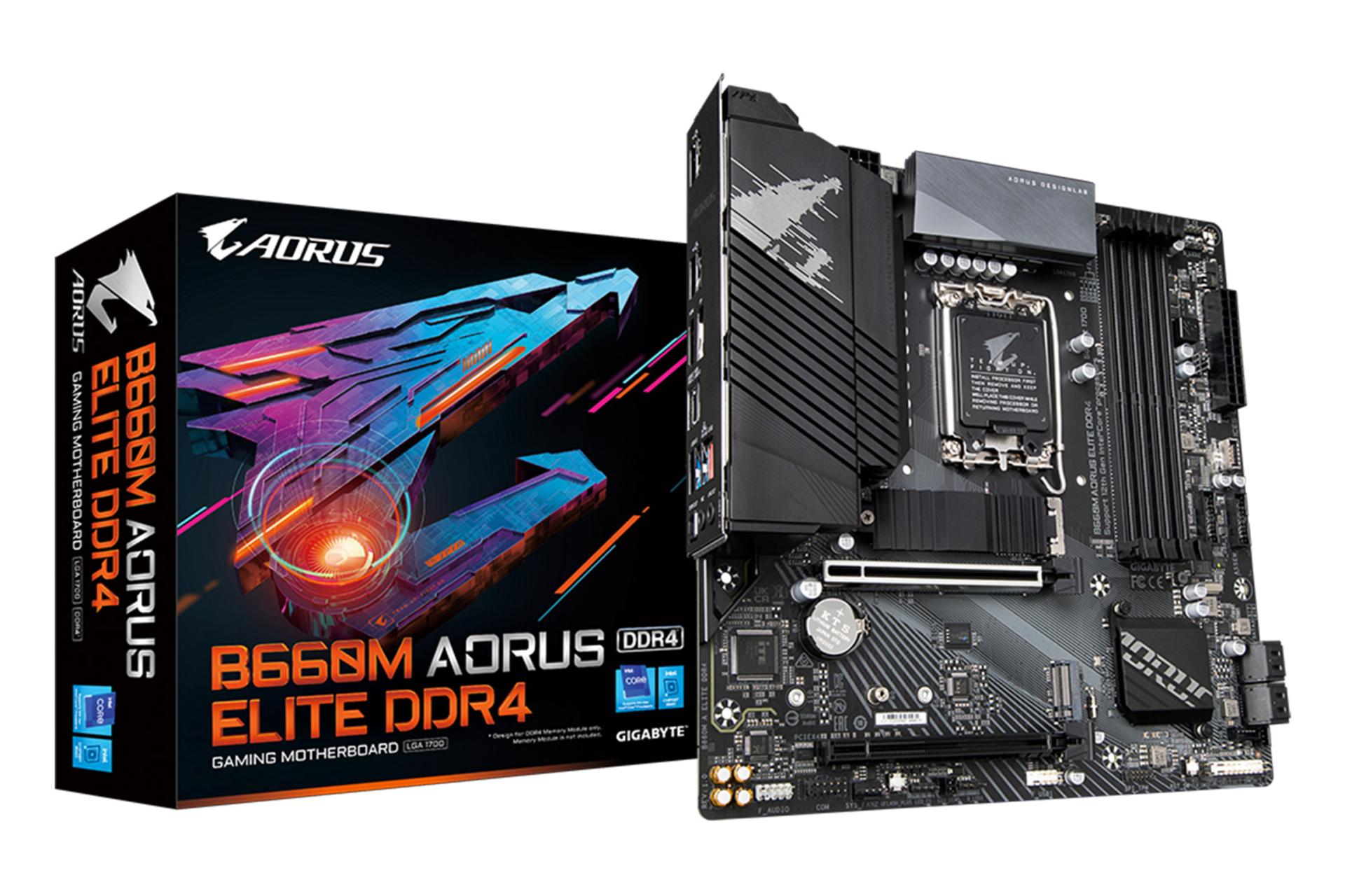 جعبه مادربرد گیگابایت GIGABYTE B660M AORUS ELITE DDR4 (rev. 1.x)