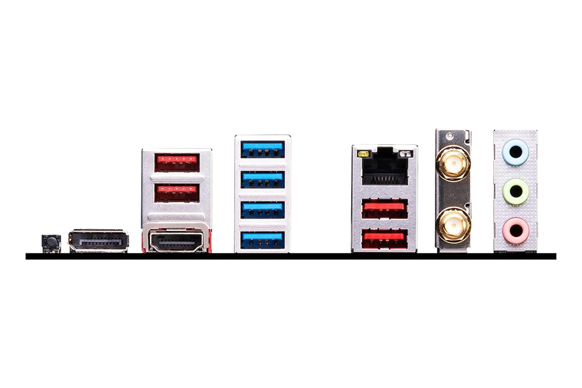 درگاه‌های مادربرد ام اس آی MSI PRO B650M-A WIFI