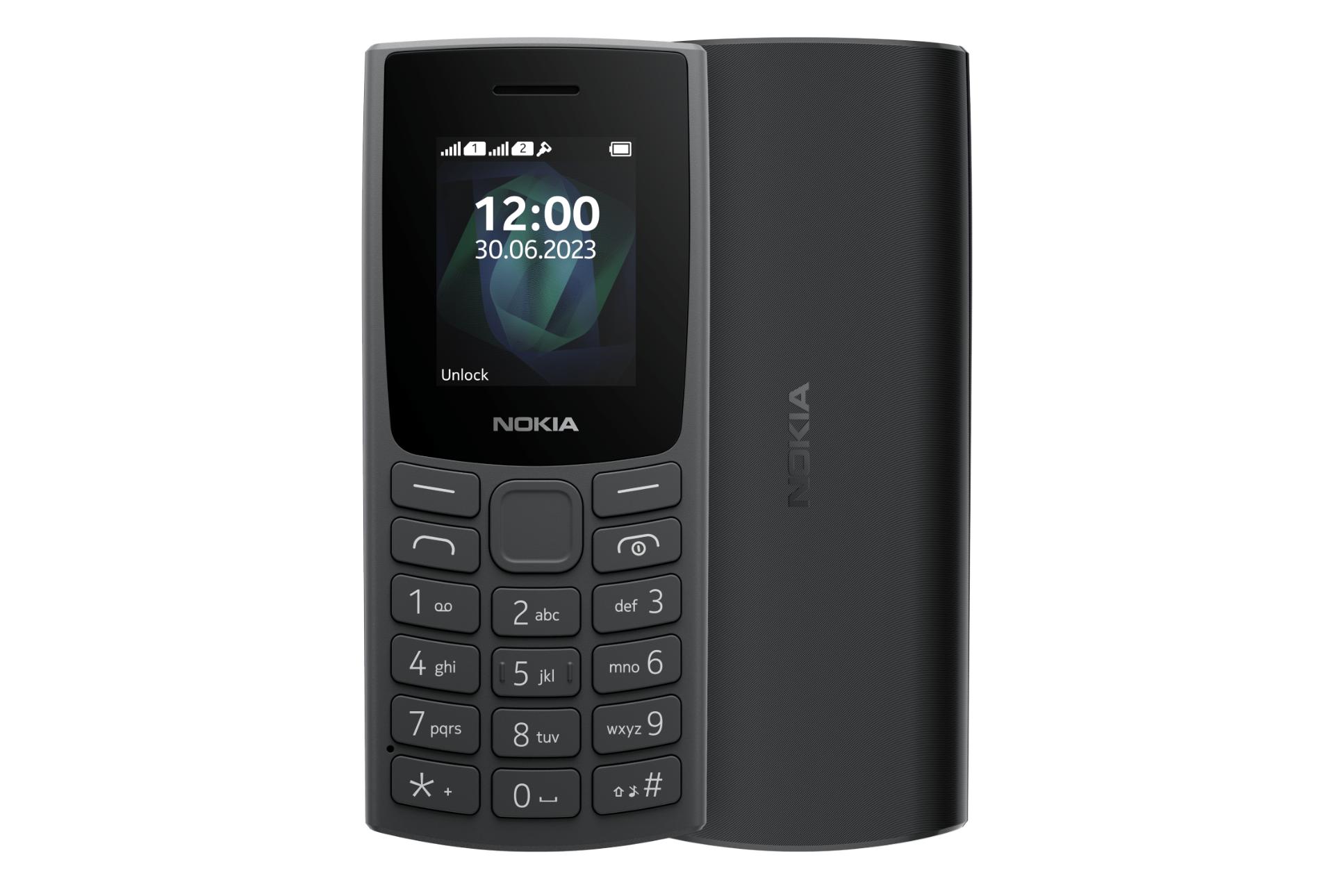 گوشی موبایل نوکیا Nokia 105 نسخه 2023 زغال سنگی