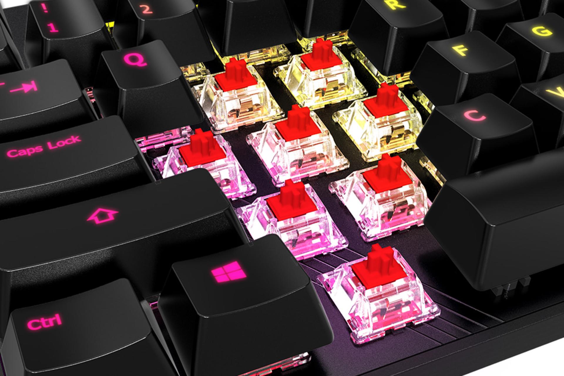 کیبورد گیگابایت AORUS K1 با سوئیچ Cherry MX Red