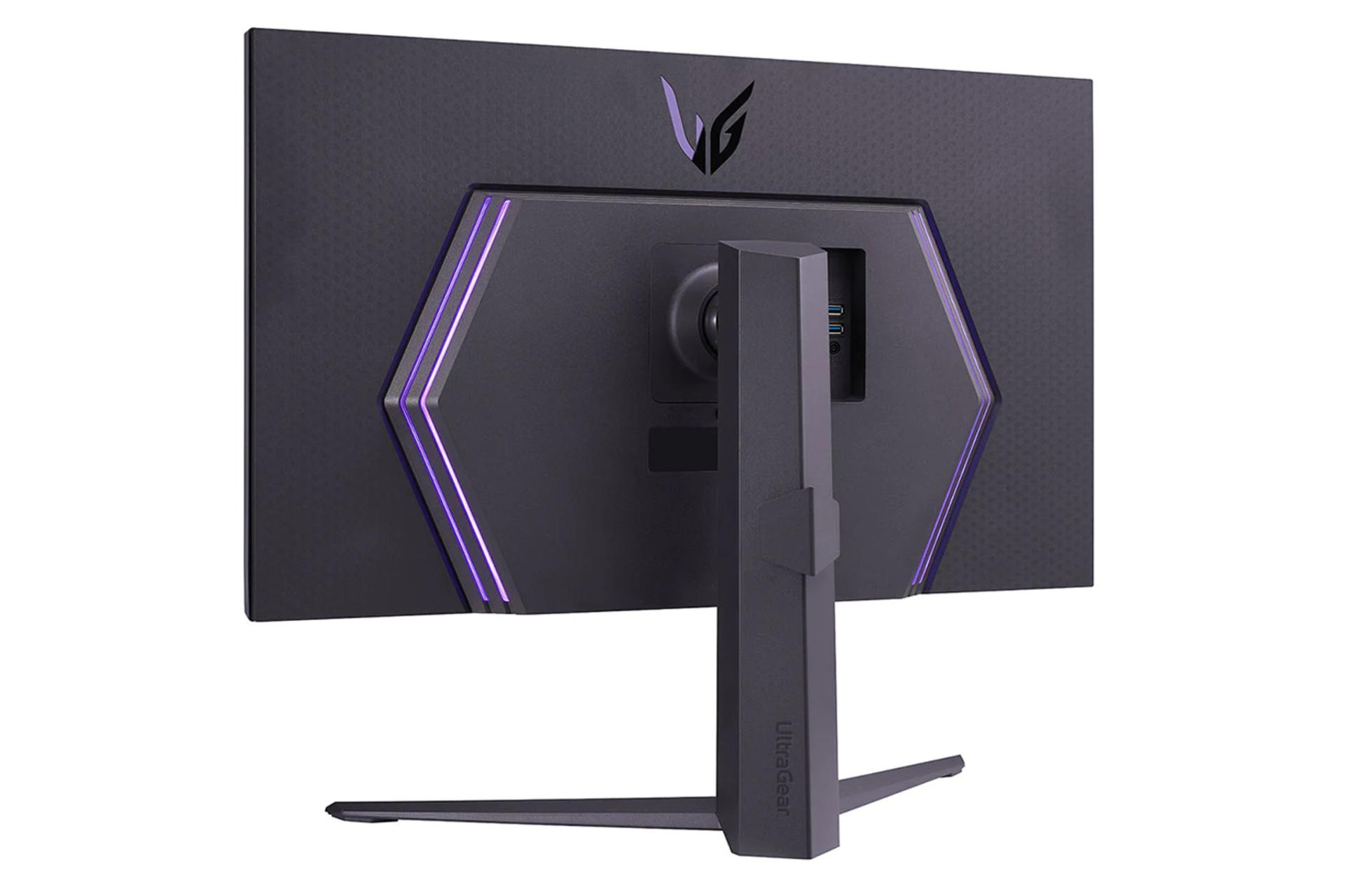 مانیتور ال جی 32 اینچ مدل LG 32GQ850-B نمای پشت