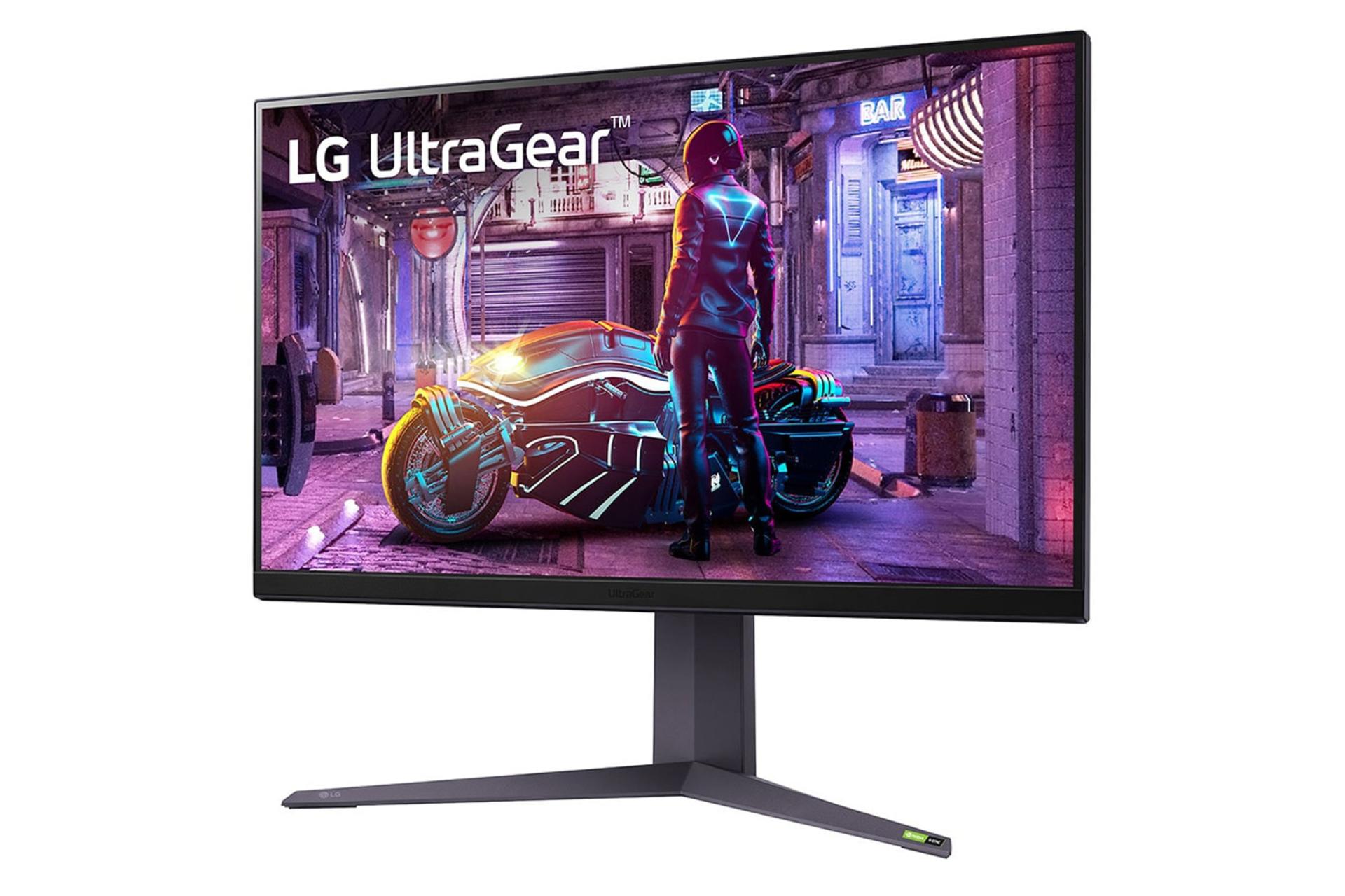 ابعاد مانیتور ال جی 32 اینچ مدل LG 32GQ850-B