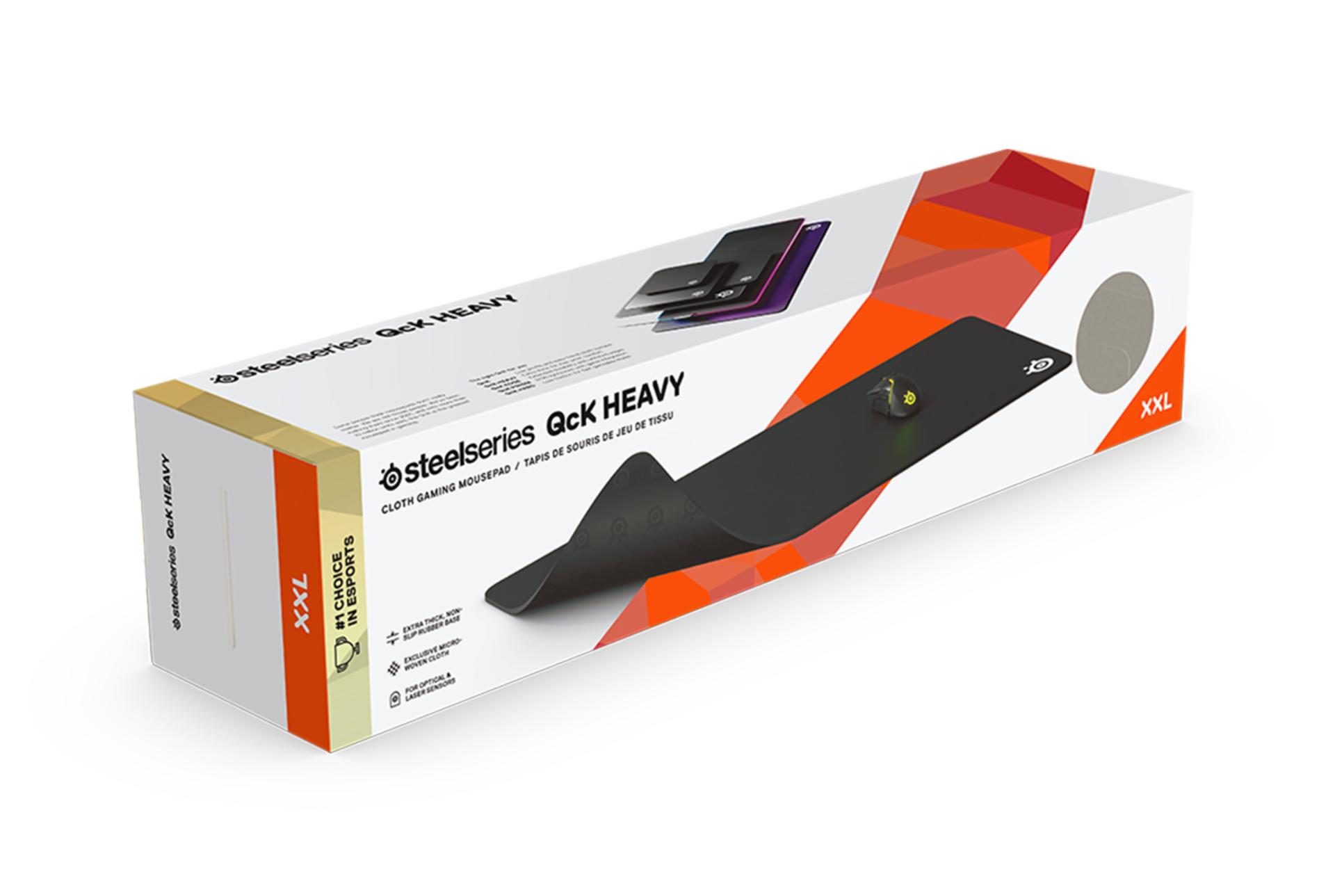 مرجع متخصصين ايران بسته بندي ماوس پد استيل سريز SteelSeries QcK Heavy XXL