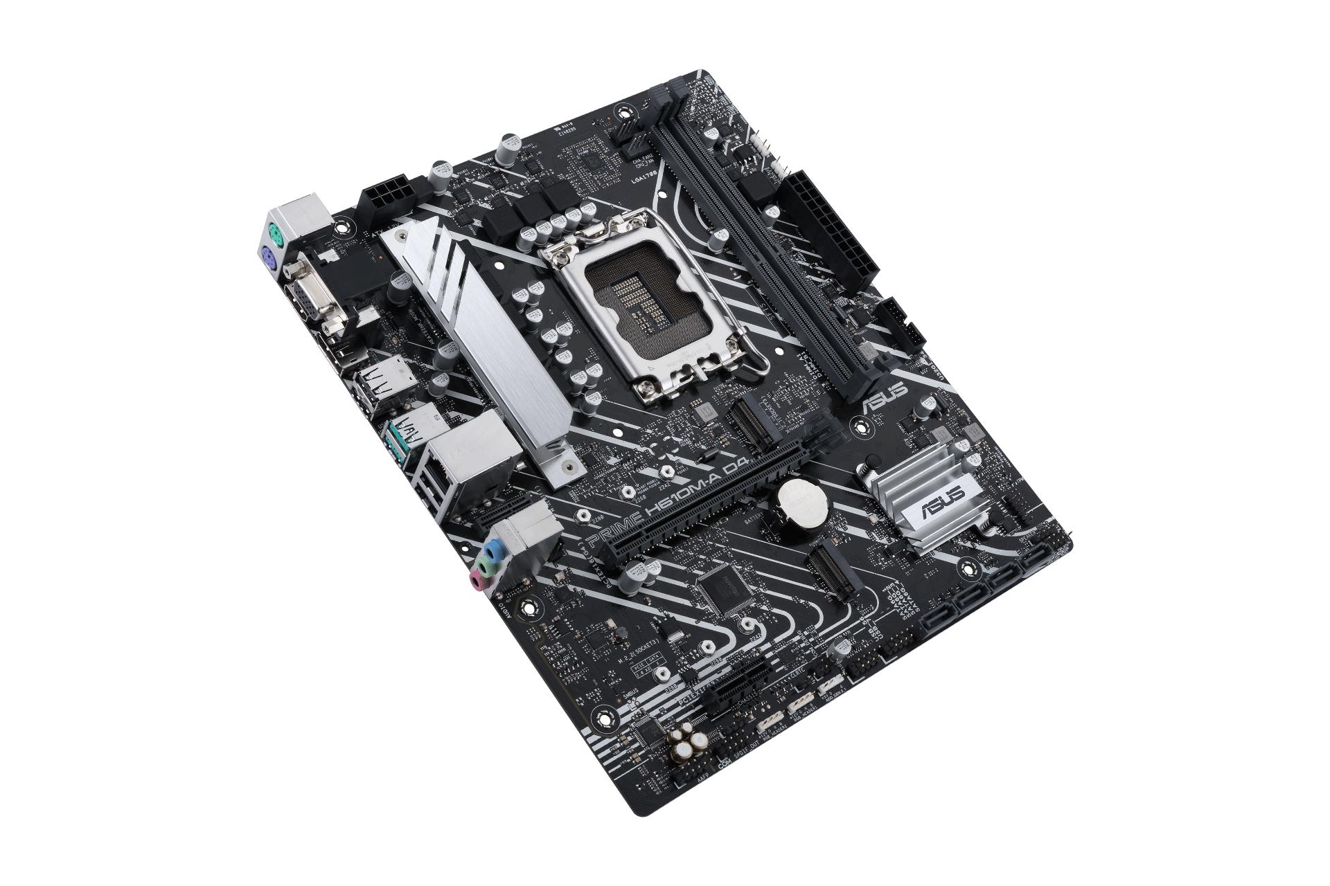 نمای بالا مادربرد ایسوس ASUS PRIME H610M-A D4-CSM