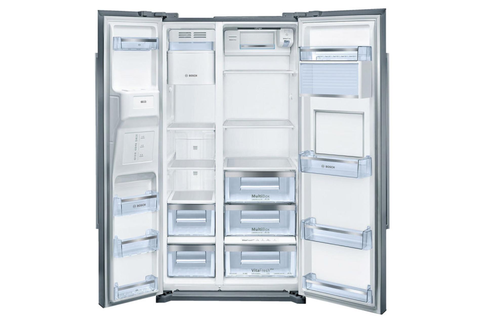 درب باز یخچال فریزر ساید بای ساید بوش Bosch KAG90AI204 