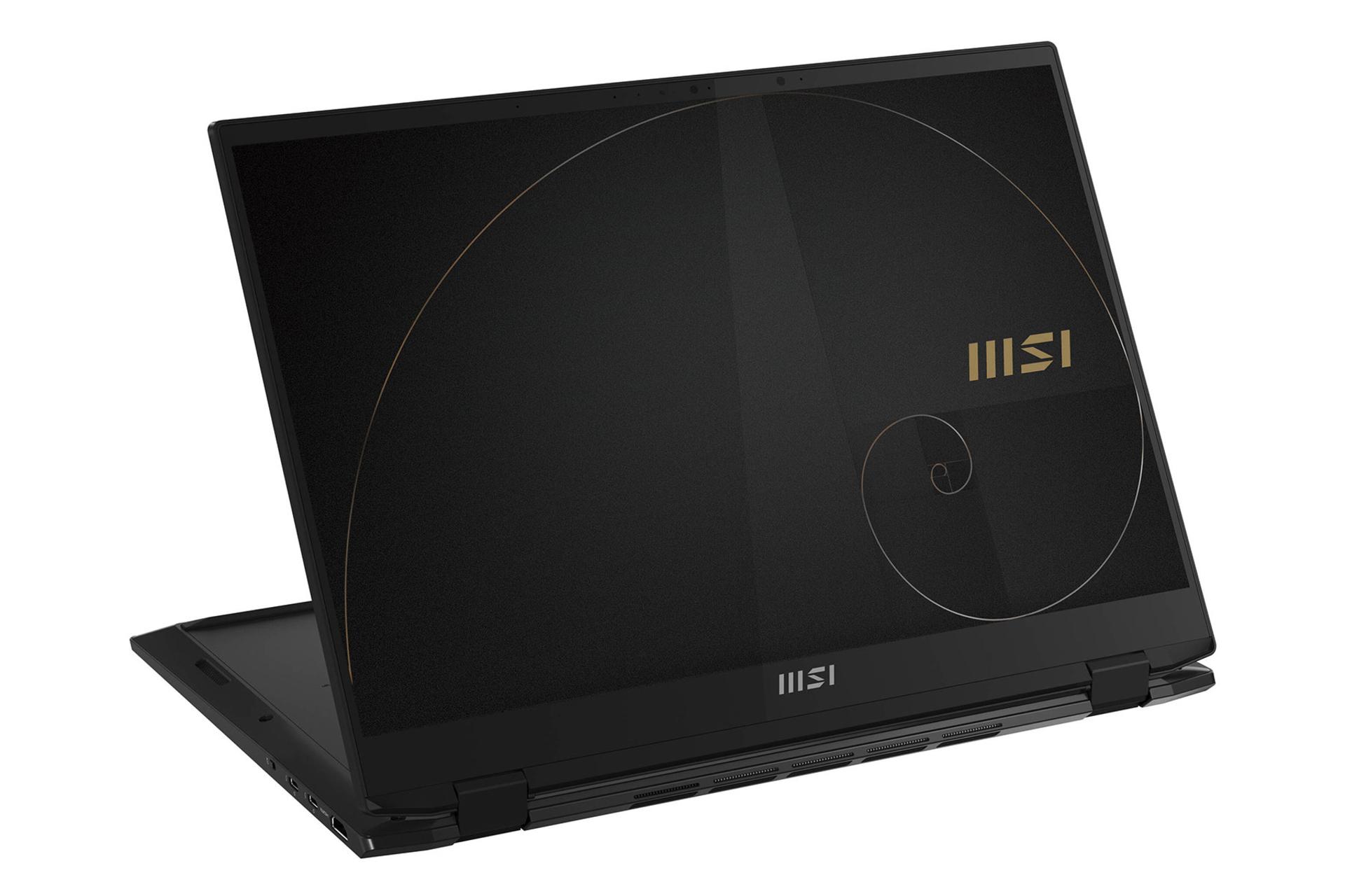 نمای پشت لپ تاپ ام اس آی Summit E16 Flip A12U