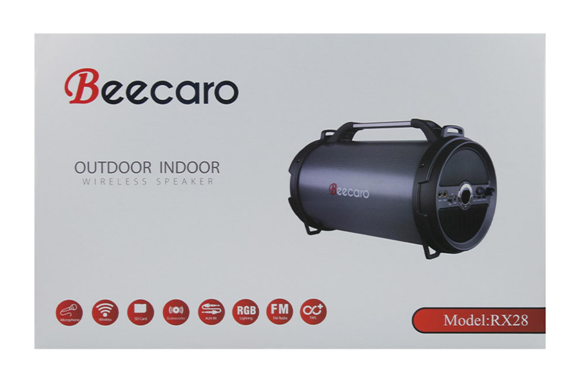 جعبه اسپیکر بیکارو Beecaro RX28