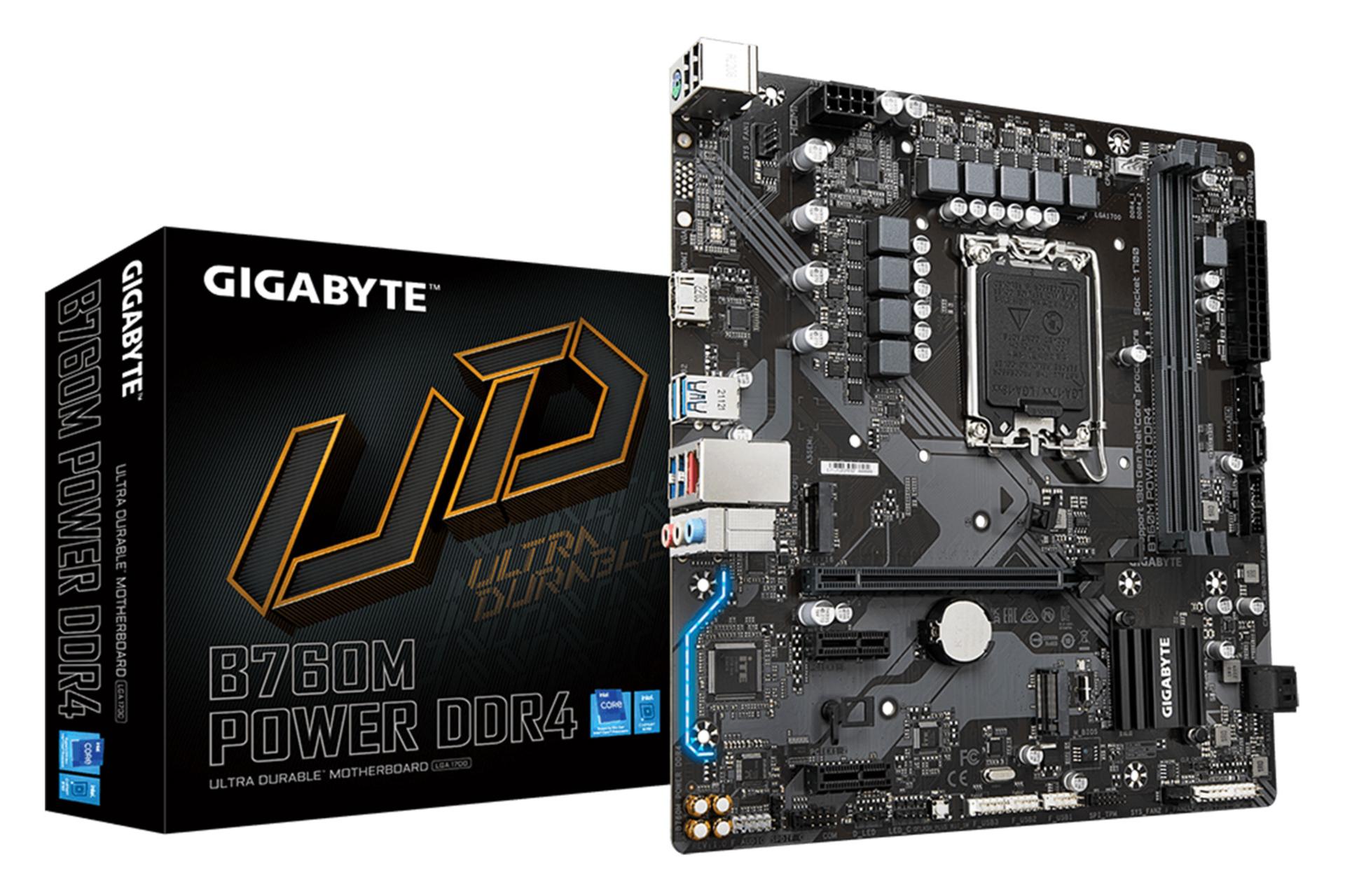 جعبه مادربرد گیگابایت GIGABYTE B760M POWER DDR4 (rev. 1.0)