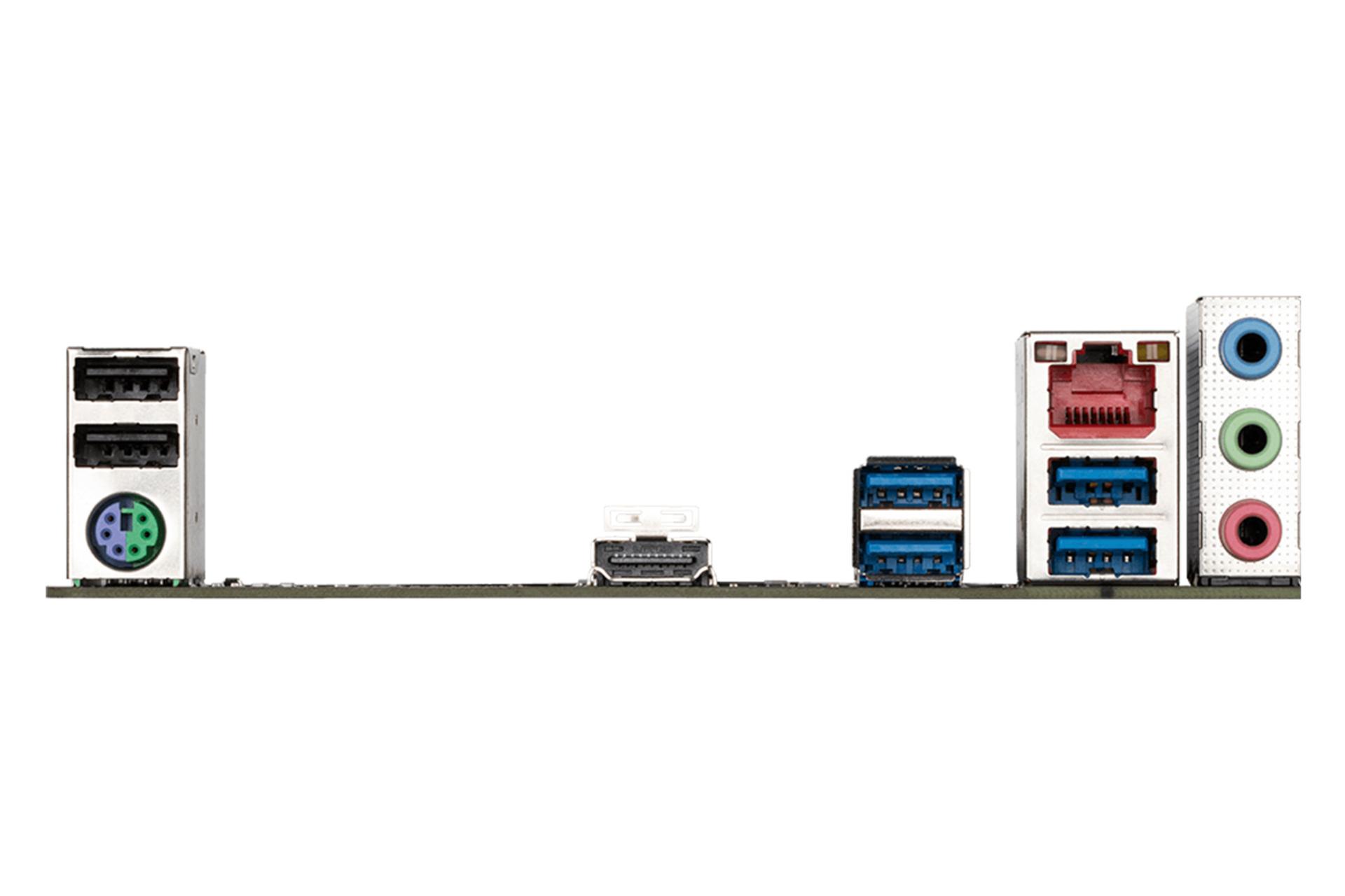 درگاه‌های مادربرد گیگابایت GIGABYTE B760M POWER DDR4 (rev. 1.0)