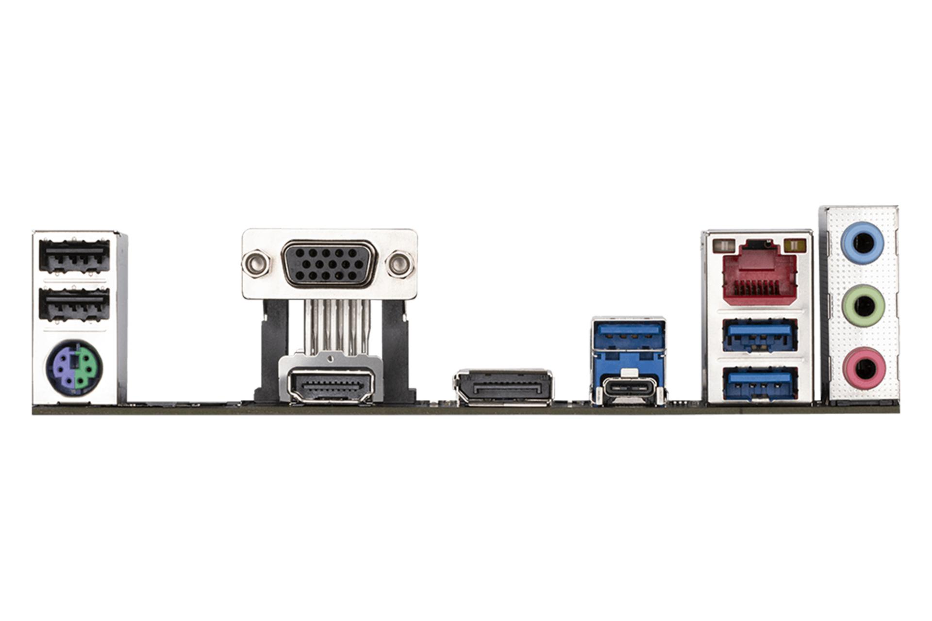 درگاه‌های مادربرد گیگابایت GIGABYTE B760M GAMING DDR4 (rev. 1.0)