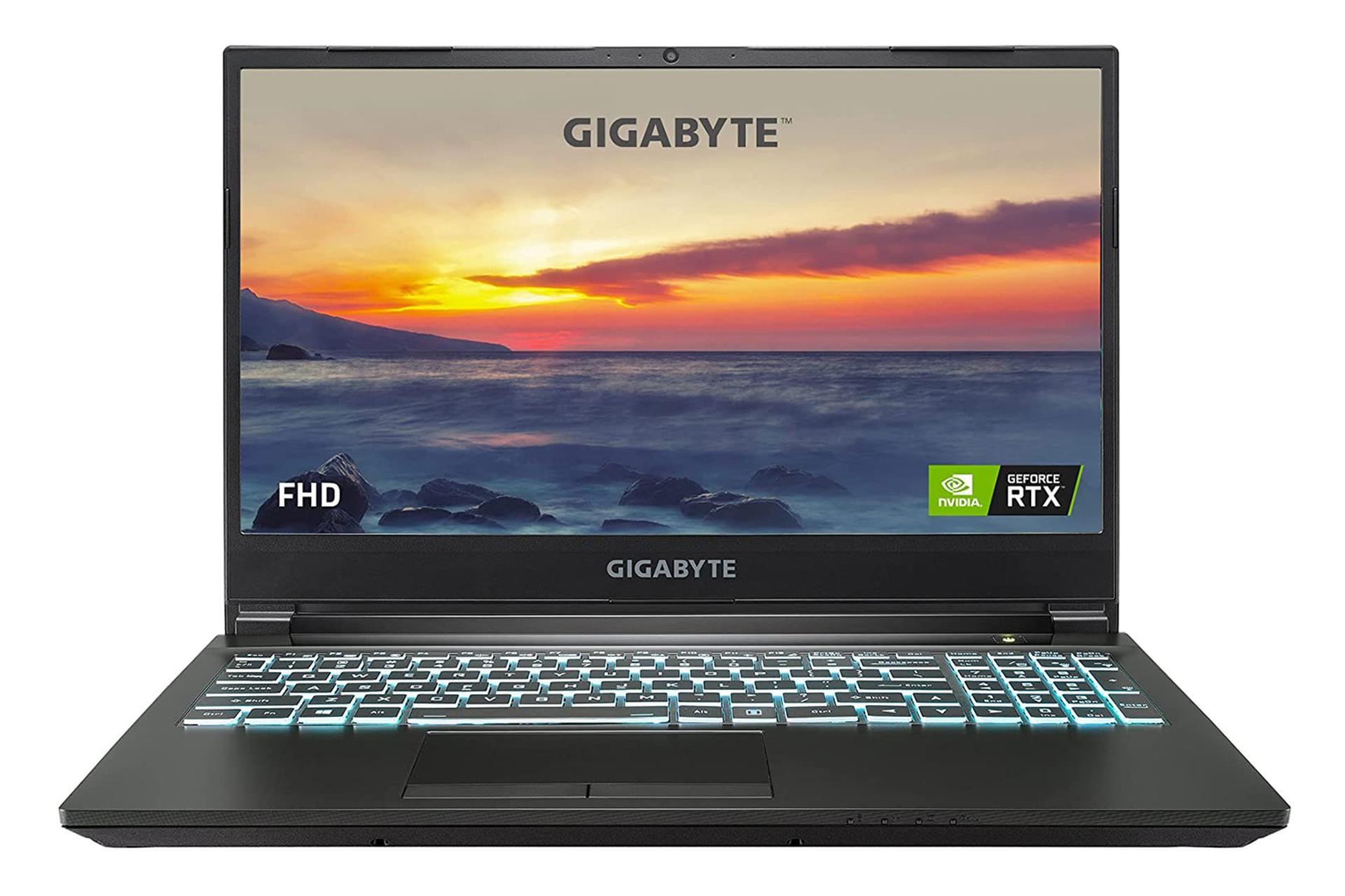 نمای جلو لپ تاپ گیگابایت G5 MD