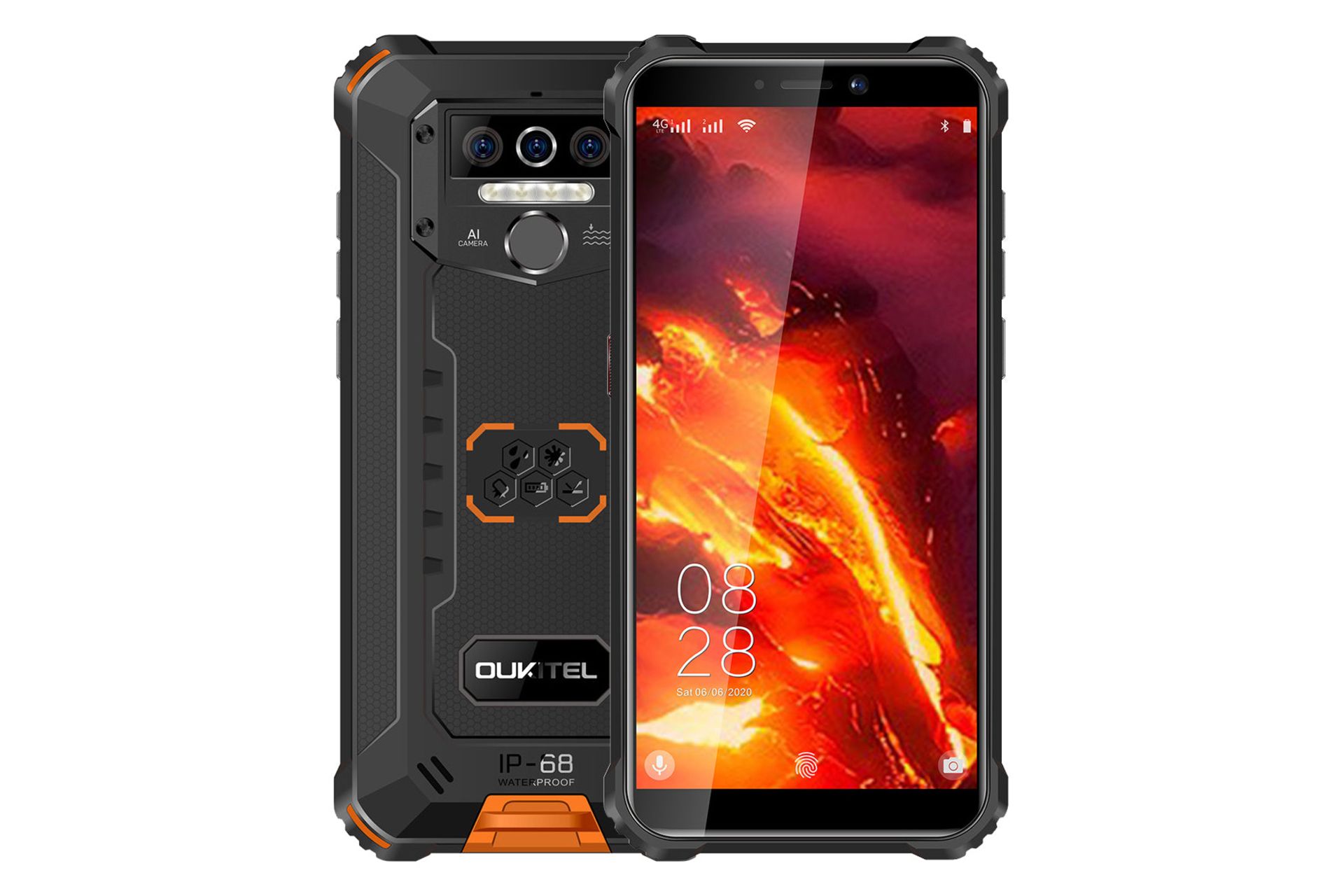 گوشی موبایل اوکیتل WP5 پرو / Oukitel WP5 Pro نارنجی