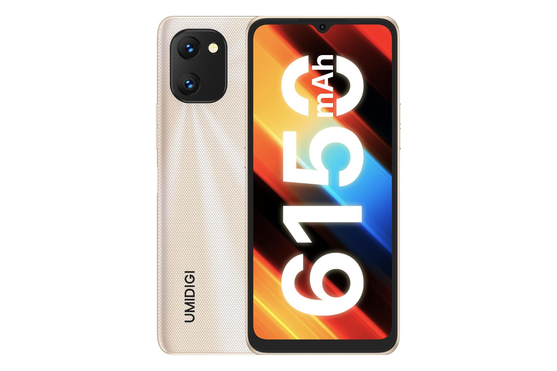 گوشی موبایل اومی دیجی UMIDIGI Power 7S طلایی