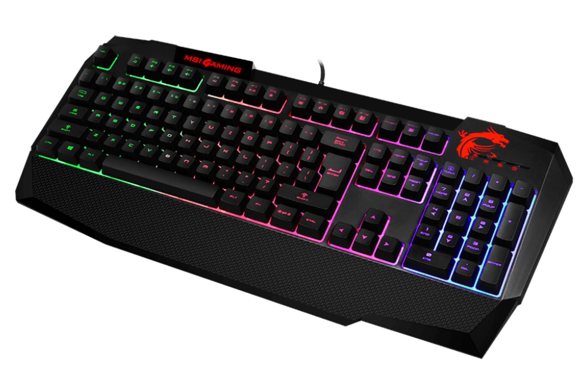 ابعاد کیبورد ام اس آی MSI INTERCEPTOR DS4200