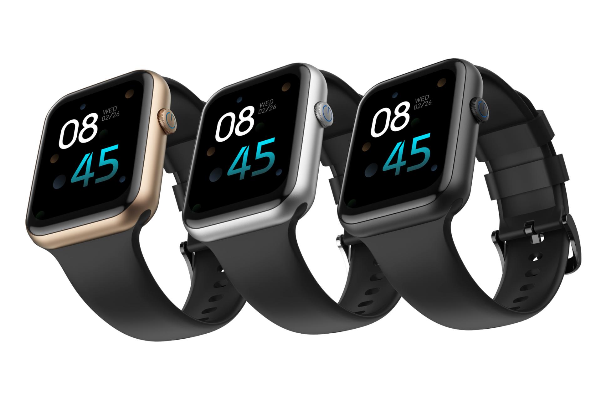 رنگ‌های مختلف ساعت هوشمند جی تب G-TAB FT6