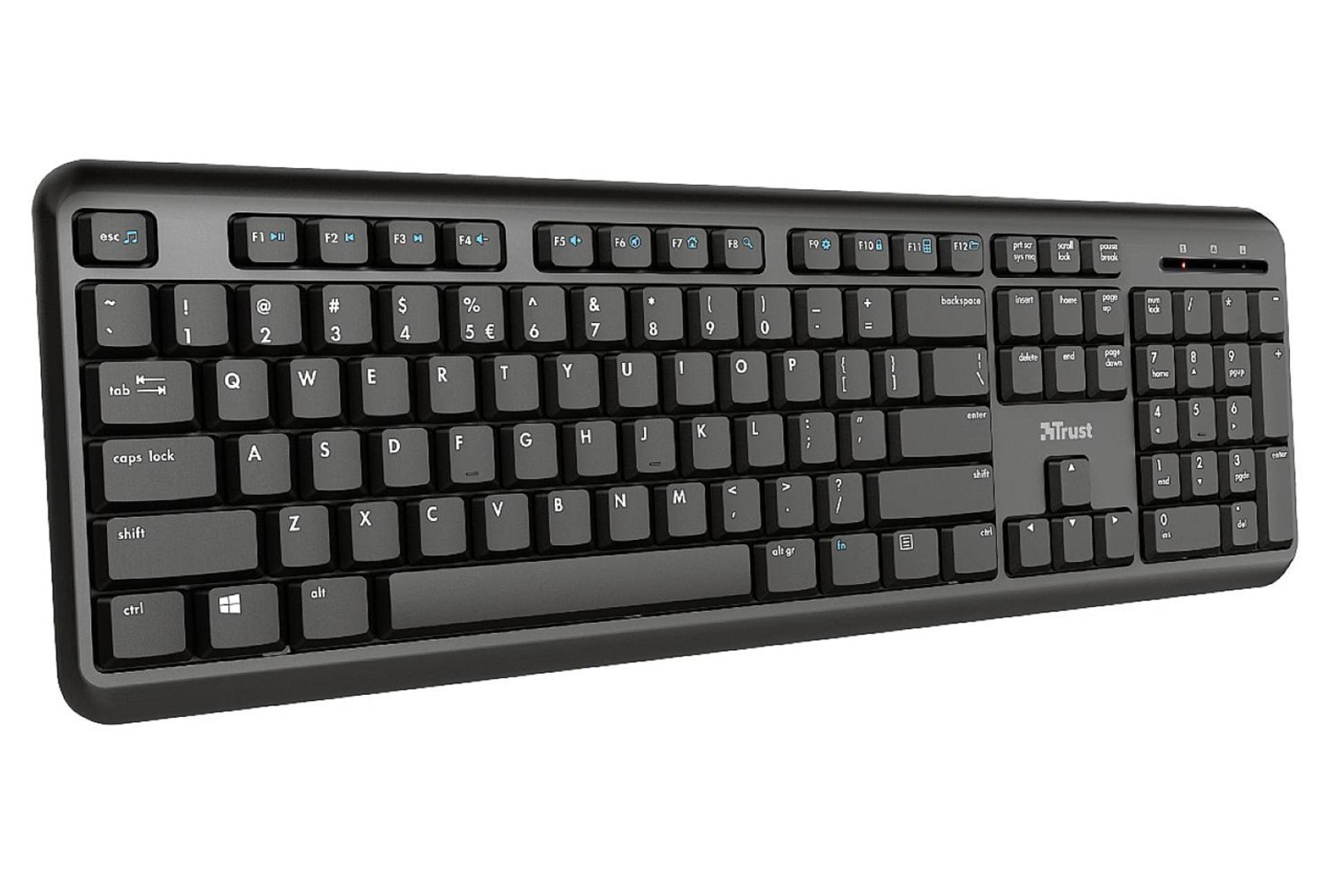 ابعاد کیبورد تراست Trust ODY
