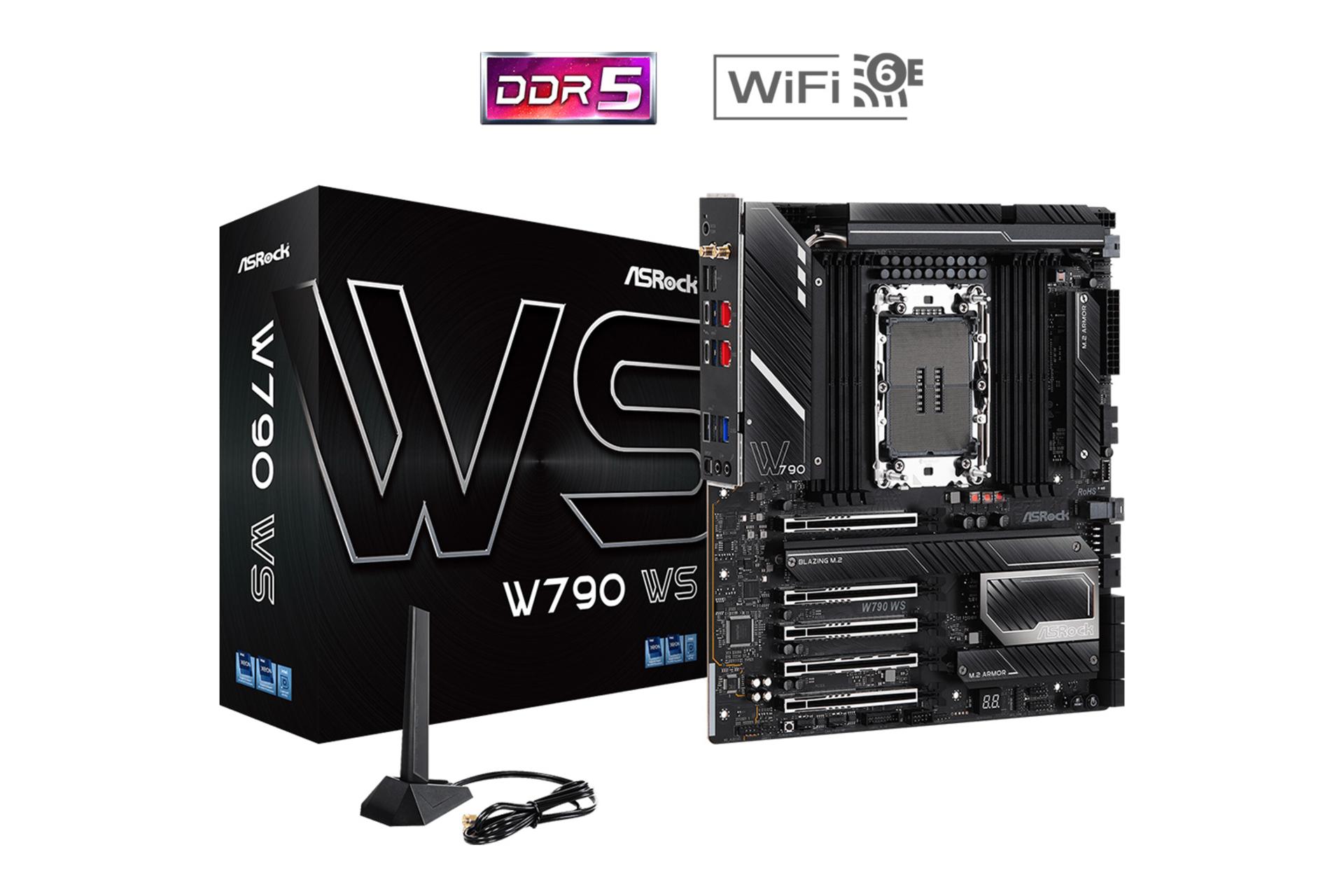 جعبه مادربرد ازراک ASRock W790 WS