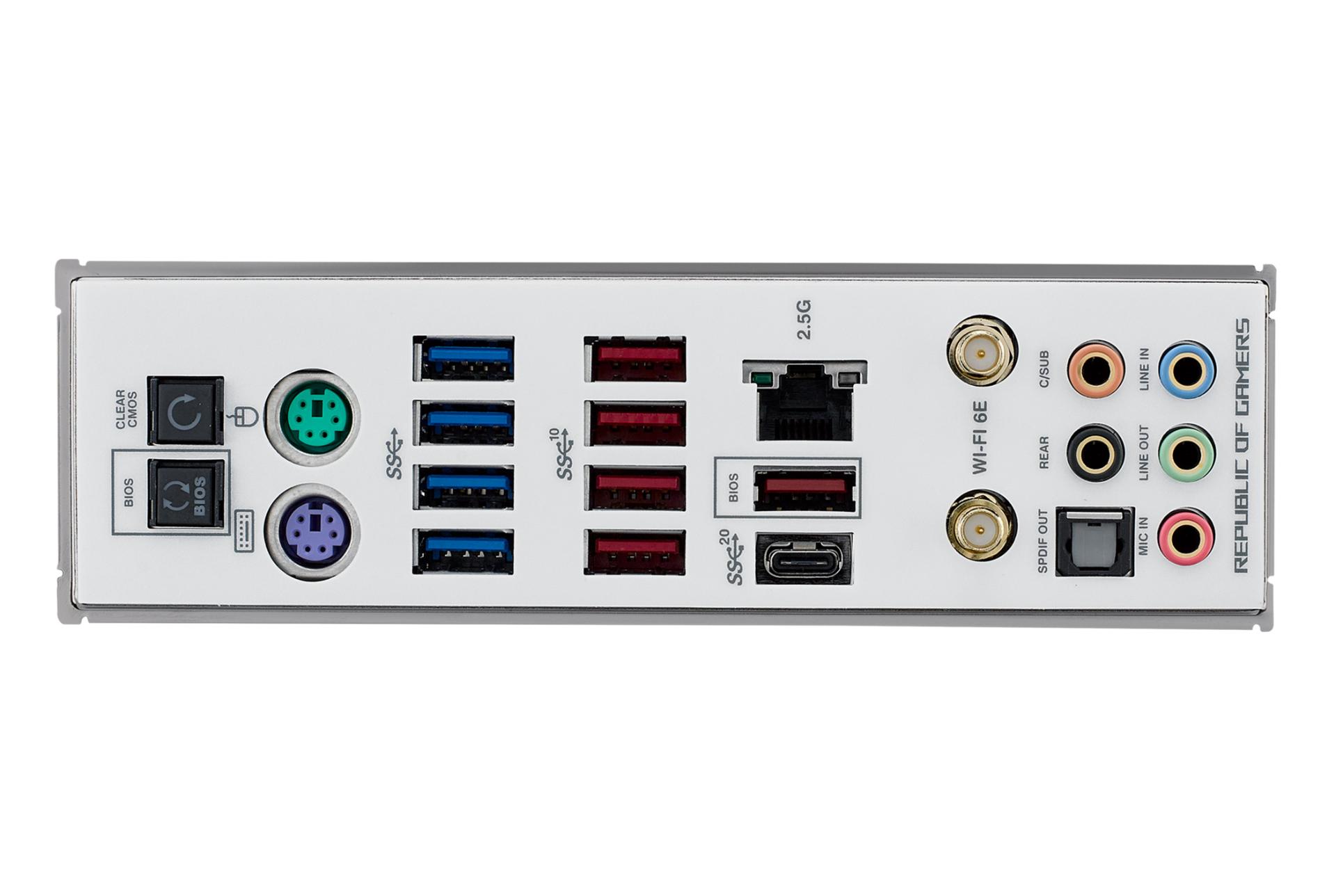 درگاه‌های مادربرد ایسوس ASUS ROG MAXIMUS Z790 APEX