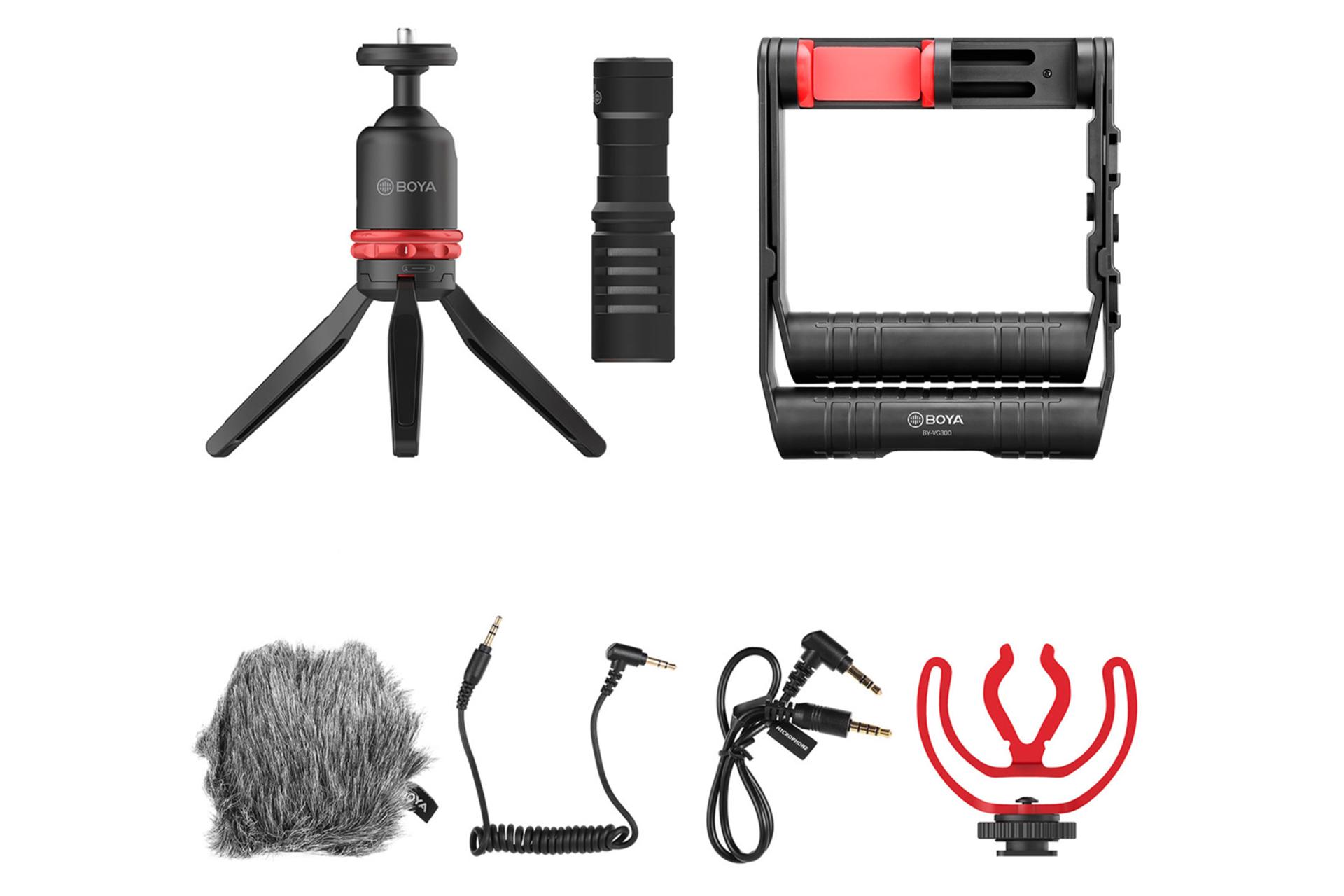 اقلام همراه میکروفون بویا BOYA BY-VG380