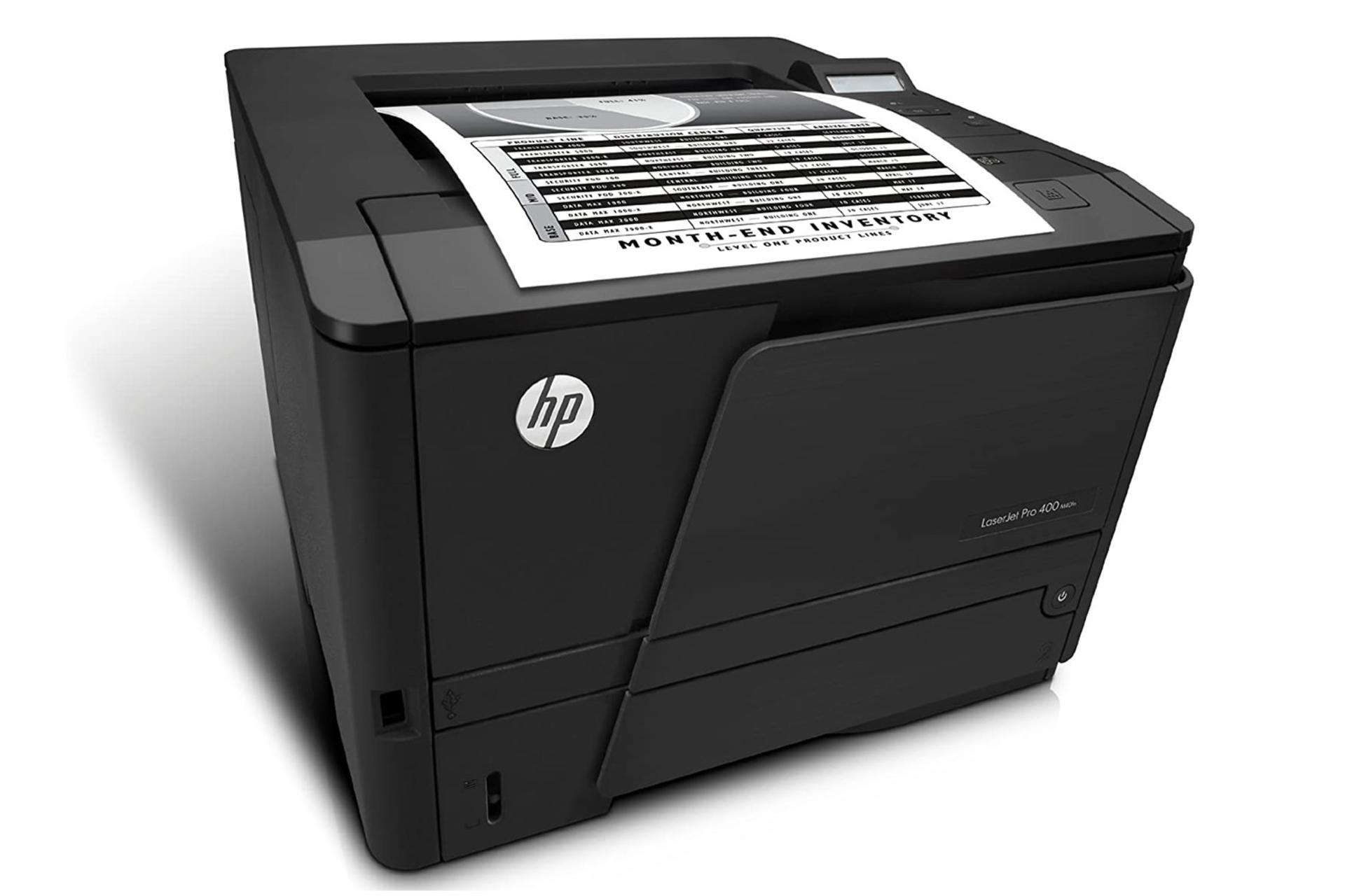 پرینتر اچ پی HP LaserJet Pro 400 M401a نمای جلو