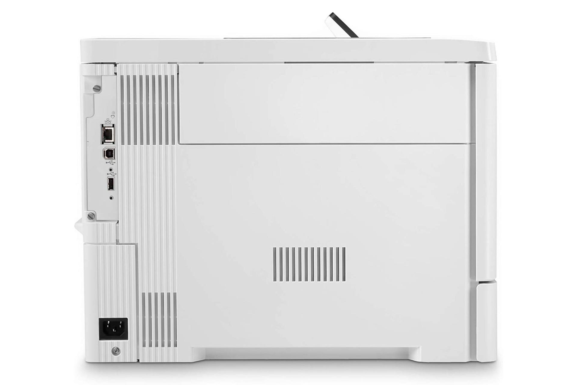 پرینتر اچ پی HP LaserJet Enterprise M554dn نمای پشت