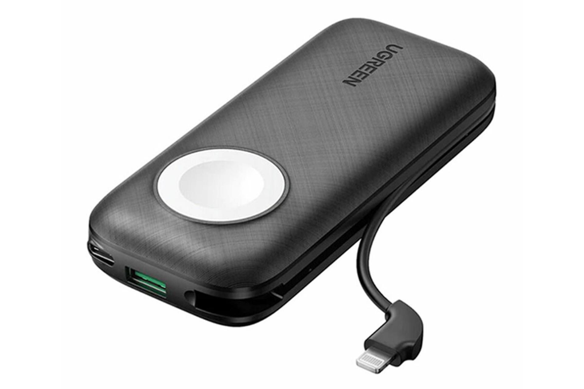 نمای روبرو پاوربانک یوگرین PB111 با ظرفیت 10000 میلی‌آمپر ساعت