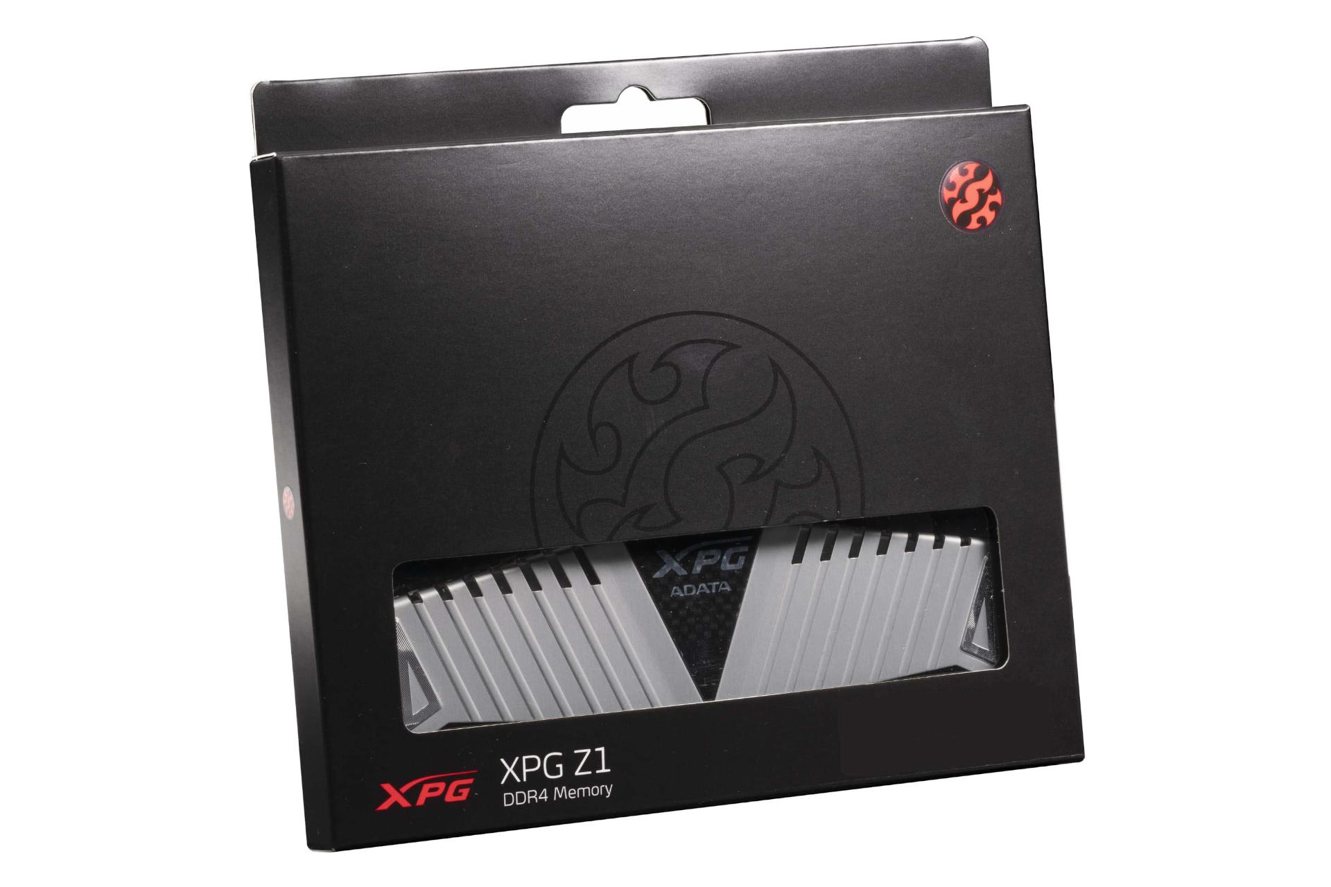 پکیج رم ای دیتا XPG Z1 ظرفیت 8 گیگابایت از نوع DDR4-2400 نقره ای