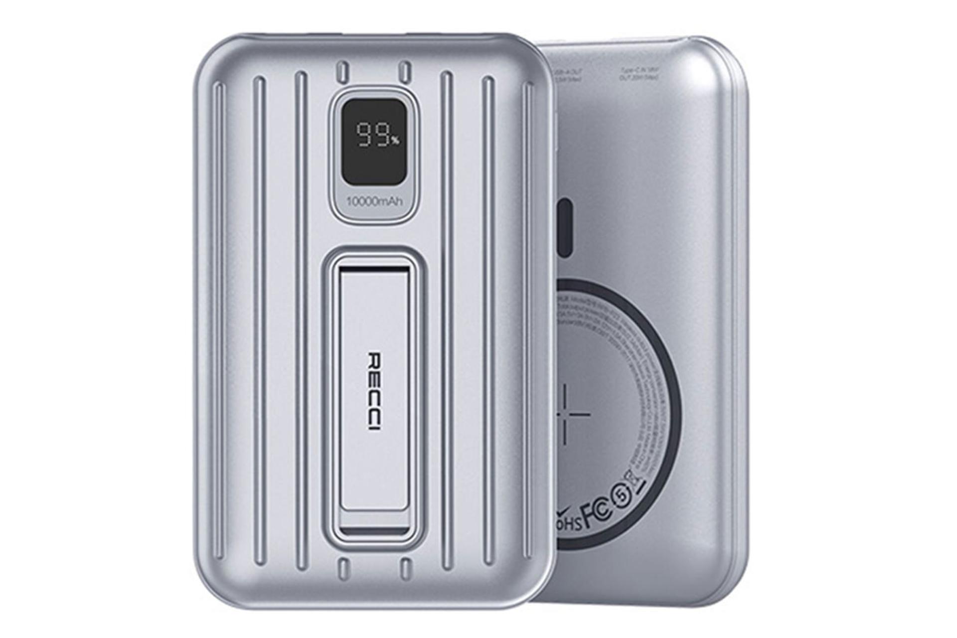 پاوربانک رسی RPB-P23 با ظرفیت 10000 میلی‌آمپر ساعت