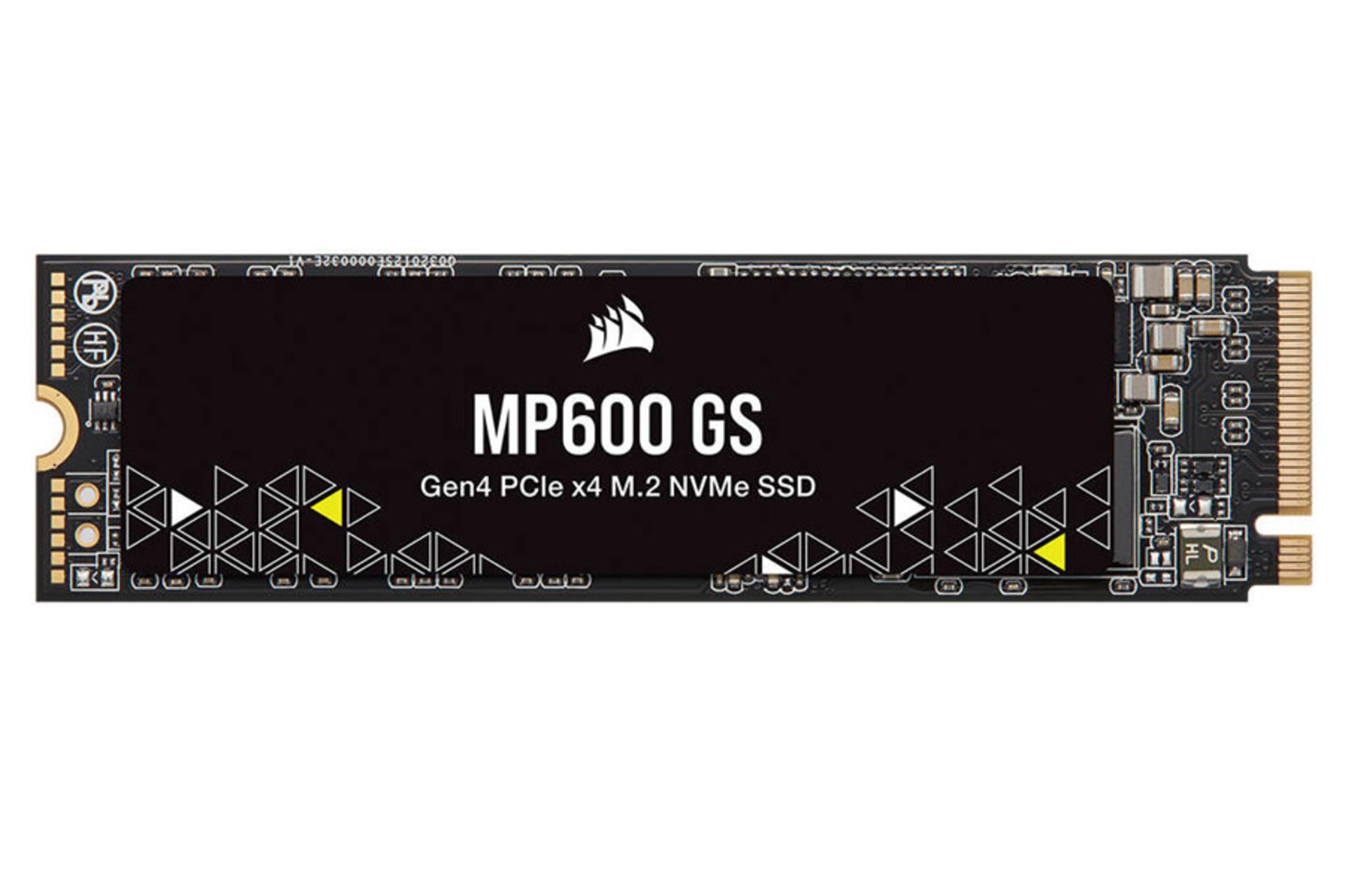 نمای روبرو SSD کورسیر MP600 GS NVMe M.2 ظرفیت 1 ترابایت