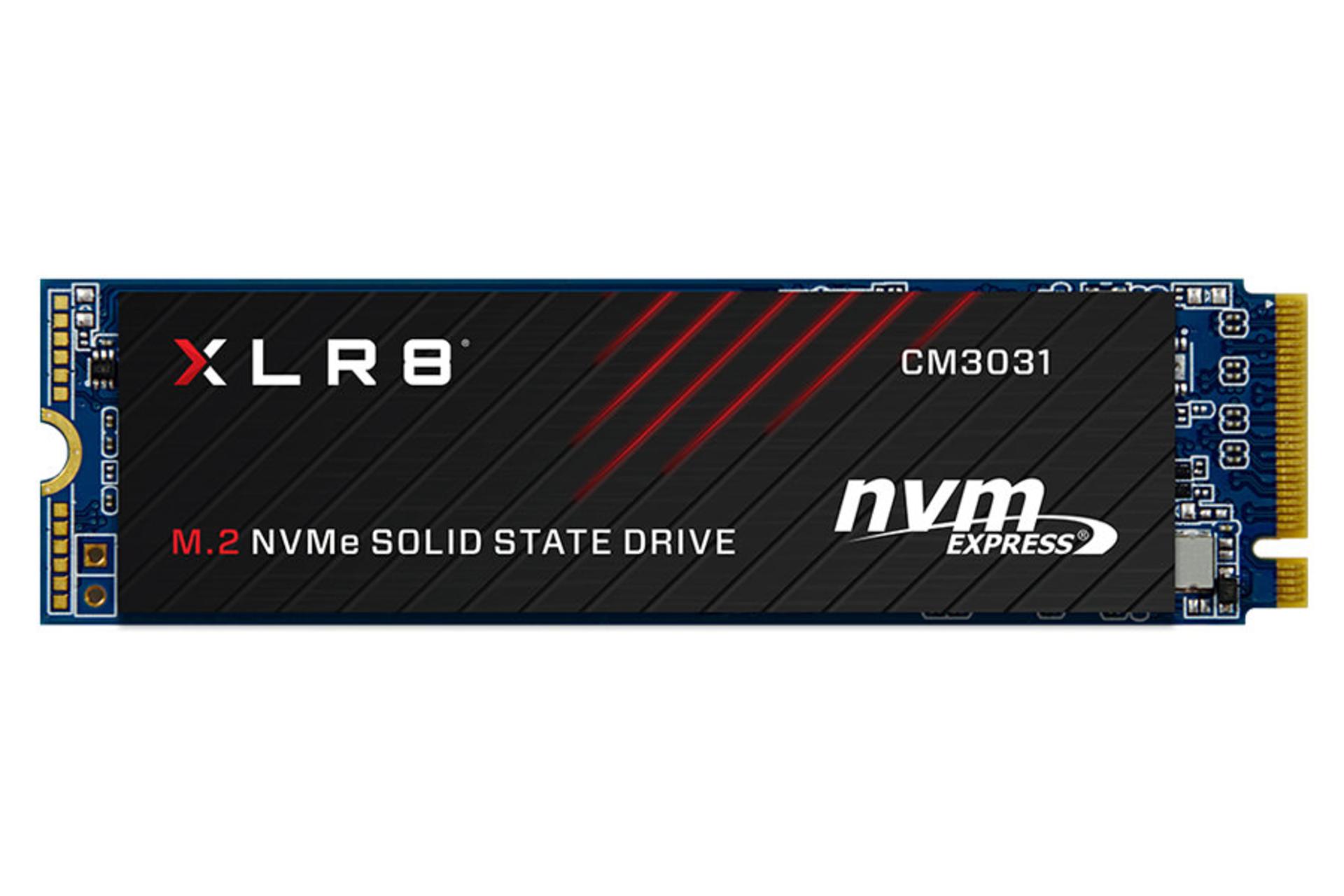 نمای روبرو SSD پی ان وای XLR8 CS3031 NVMe M.2