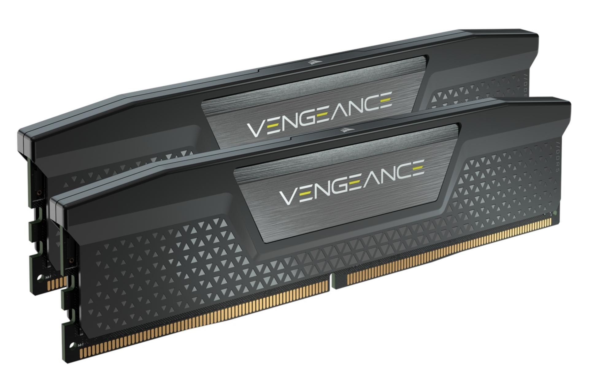 نمای چپ رم کورسیر VENGEANCE ظرفیت 32 گیگابایت (2x16) از نوع DDR5-4800