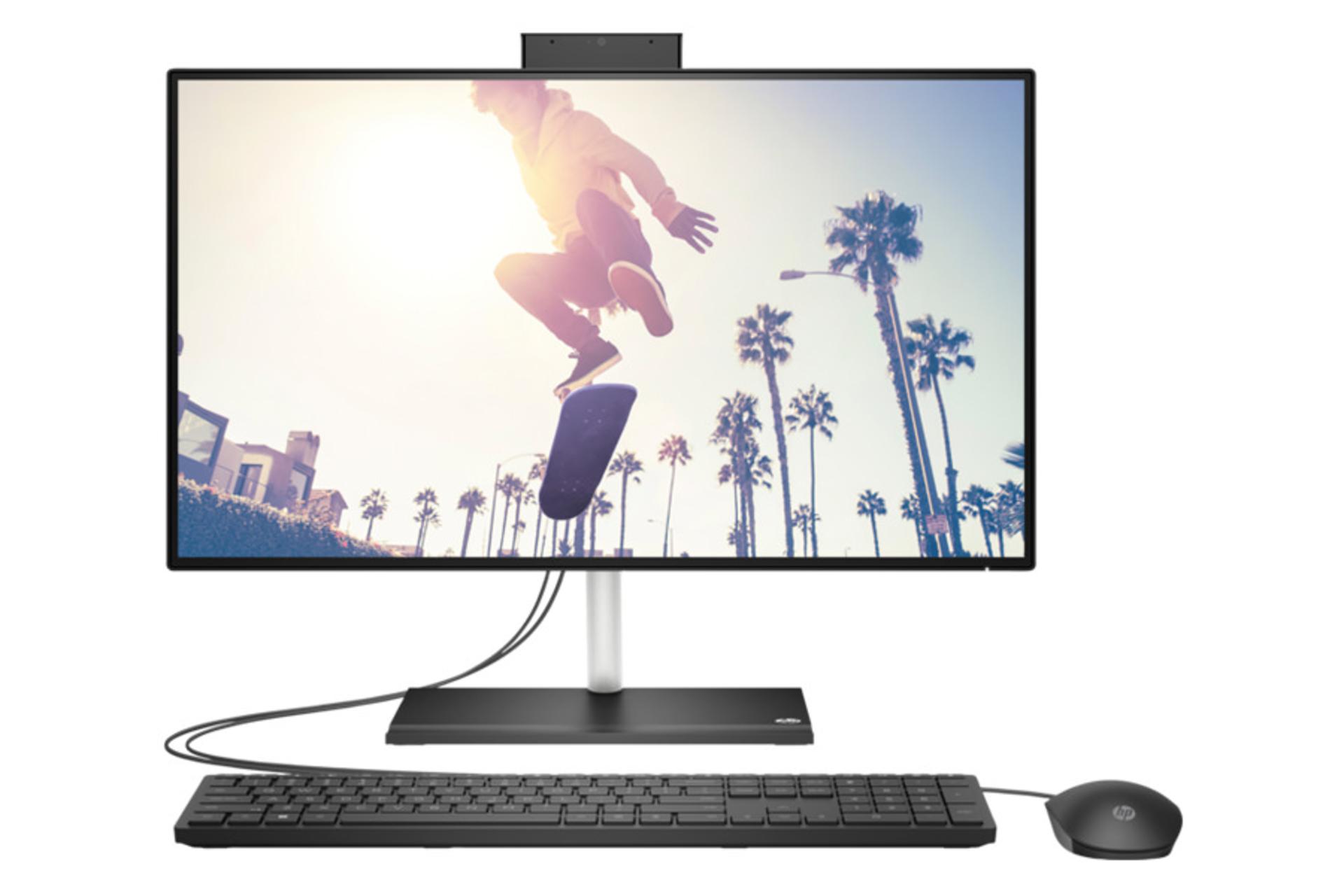 نمای روبرو کامپیوتر آل این وان All in one HP 24-cb1035nh