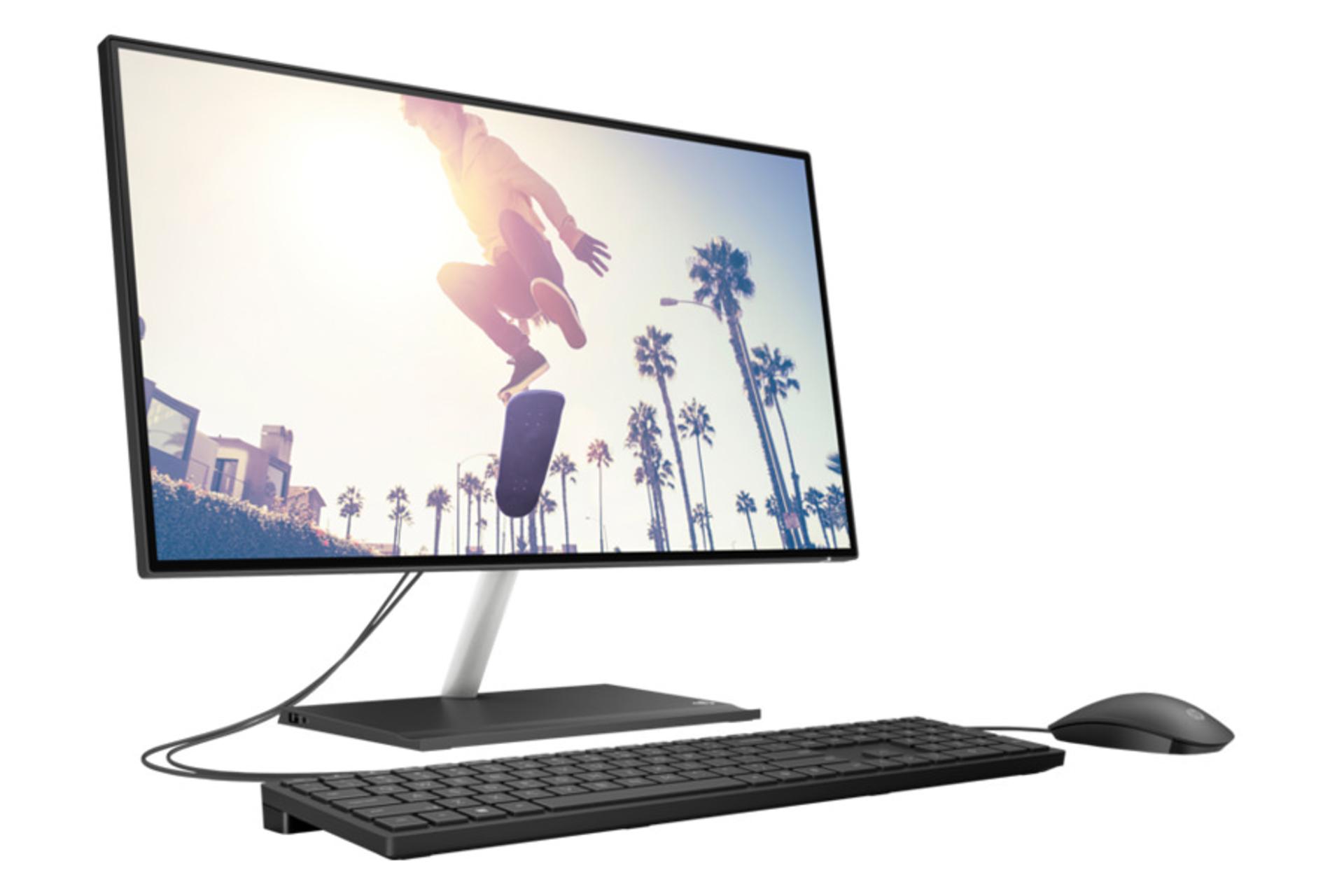 نیمرخ چپ کامپیوتر آل این وان All in one HP 24-cb1035nh