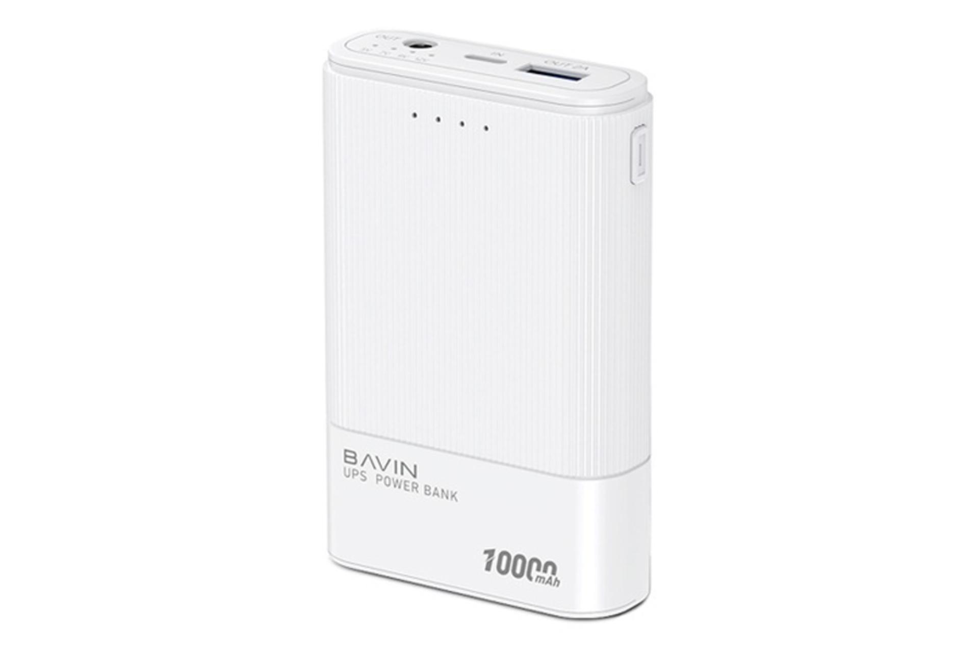 پاور بانک باوین PC037 با ظرفیت 10000 میلی‌آمپر ساعت