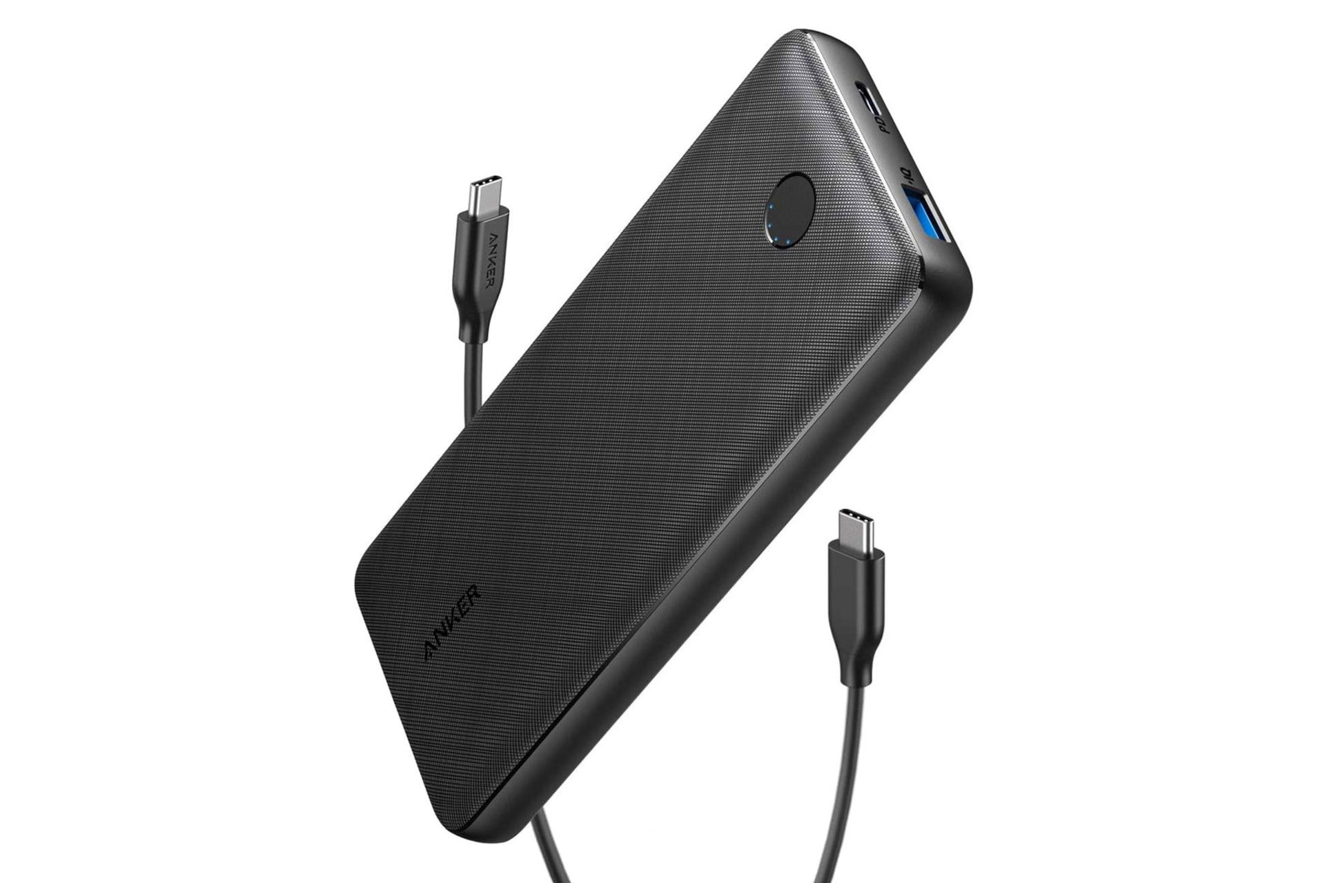 پاور بانک انکر PowerCore Metro Essential A1281H11 ظرفیت 20000 میلی‌آمپر ساعت همراه کابل