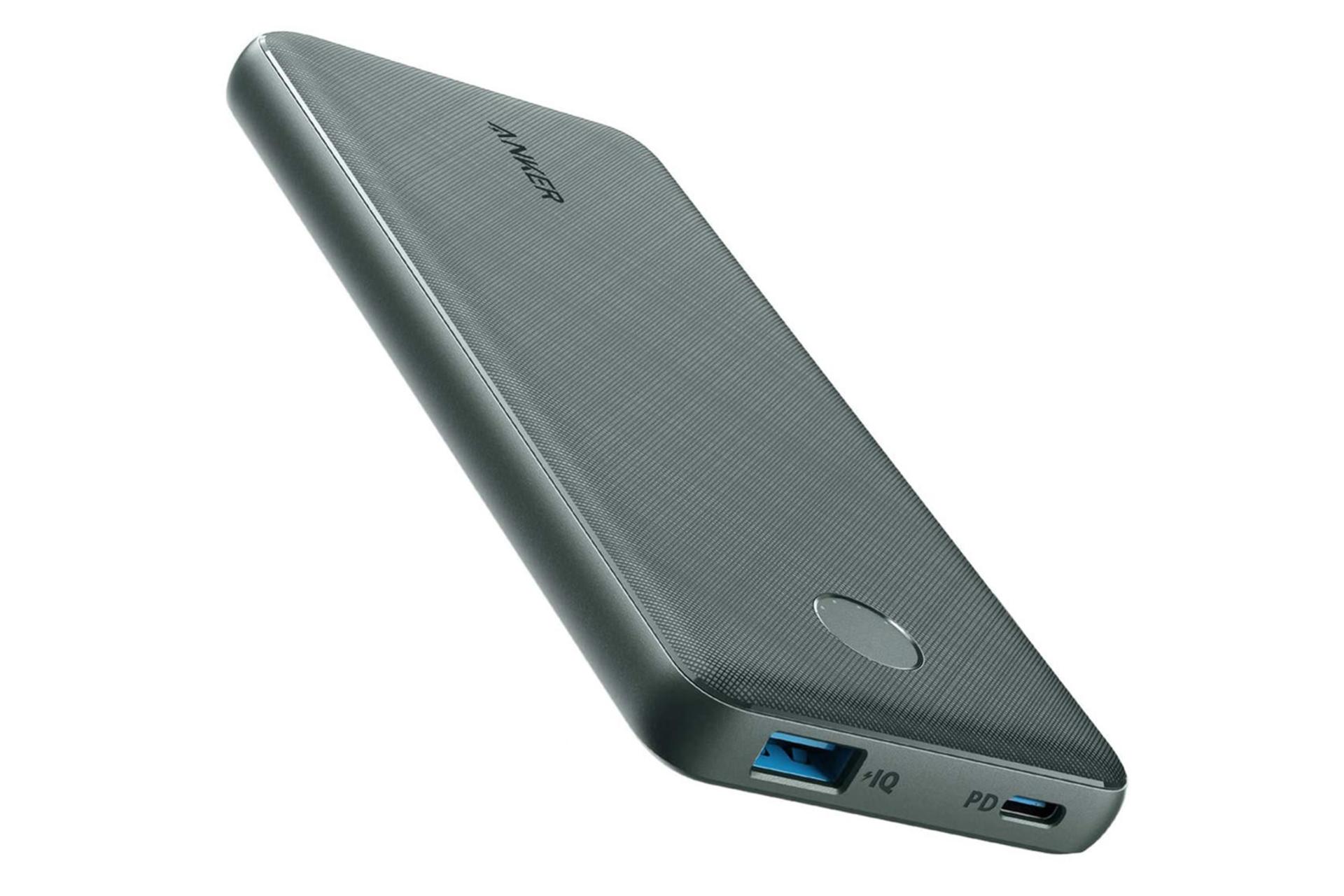 درگاه پاور بانک انکر PowerCore Slim A1231 ظرفیت 10000 میلی‌آمپر ساعت
