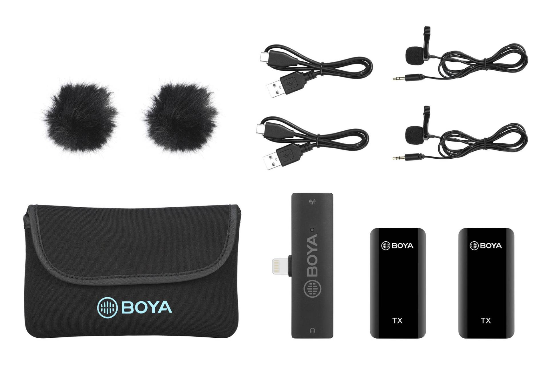 اقلام همراه میکروفون بویا BOYA BY-XM6 S4