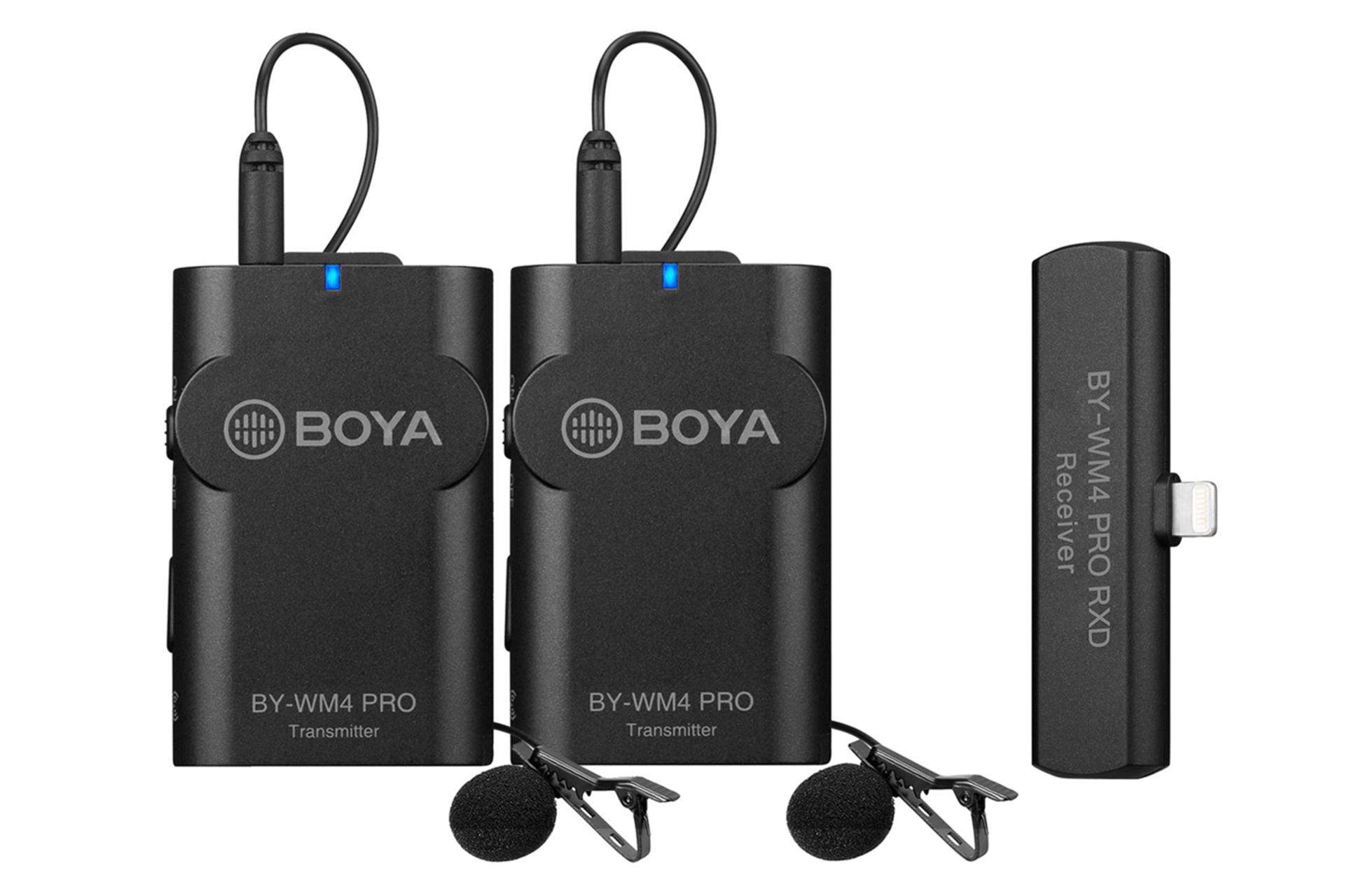 ابعاد میکروفون بویا BOYA BY-WM4 PRO-K4