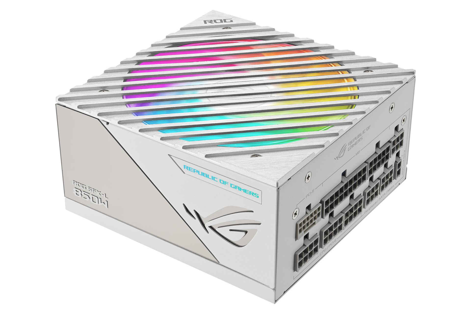 ابعاد پاور کامپیوتر ایسوس ASUS ROG LOKI SFX-L 850W Platinum White Edition با توان 850 وات