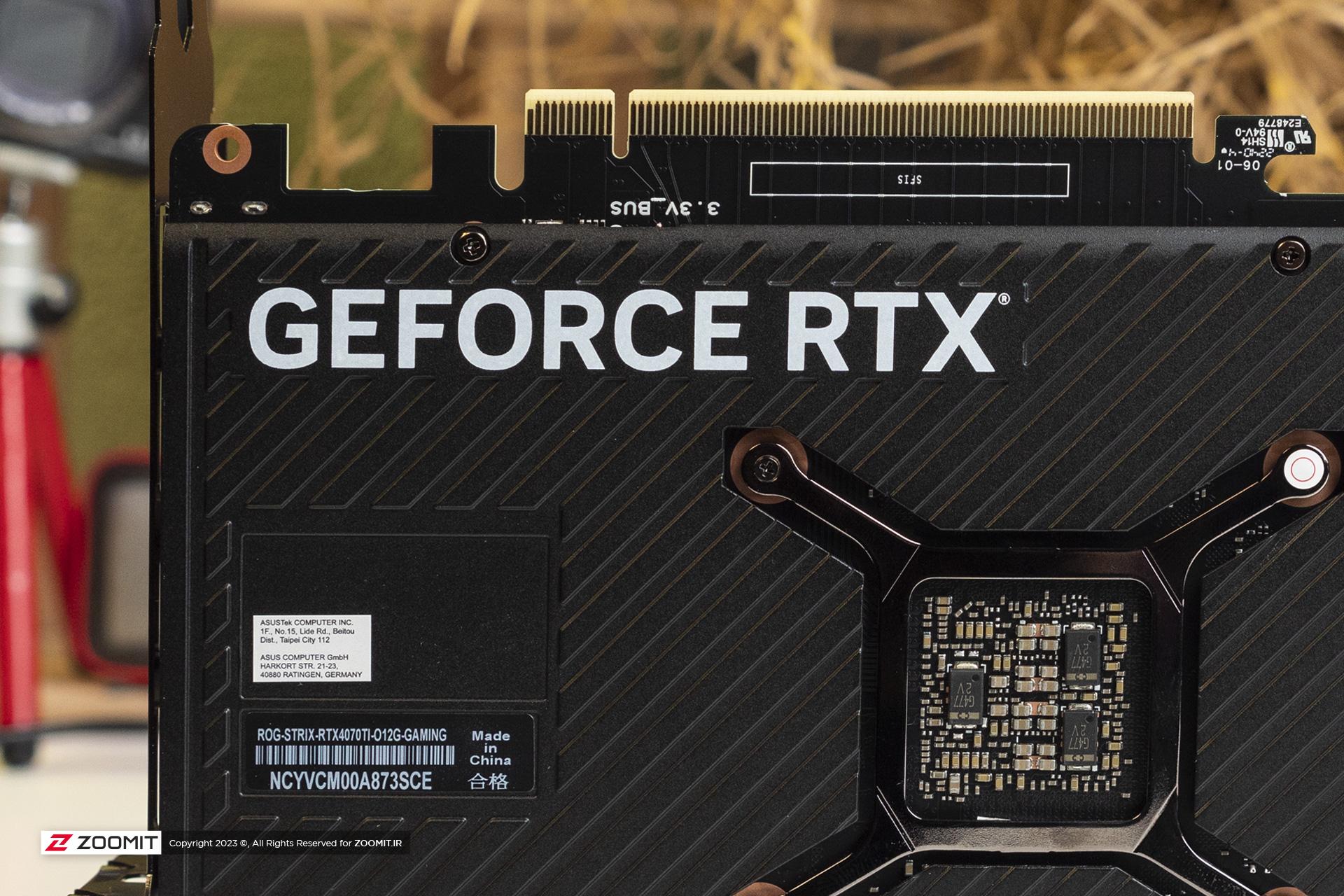 کارت گرافیک ایسوس انویدیا جی فورس Asu ROG NVIDIA GeForce RTX 4070 Ti