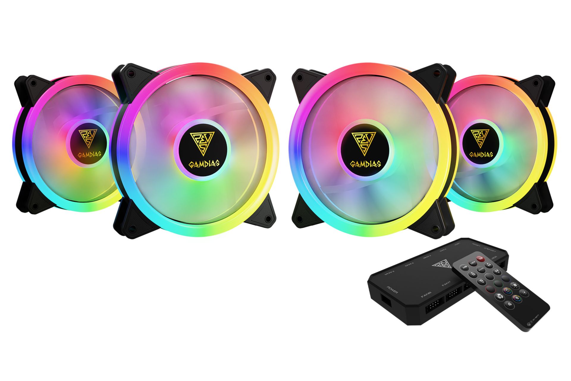 فن کیس گیم دیاس AEOLUS M2-1204R بسته 4 عددی