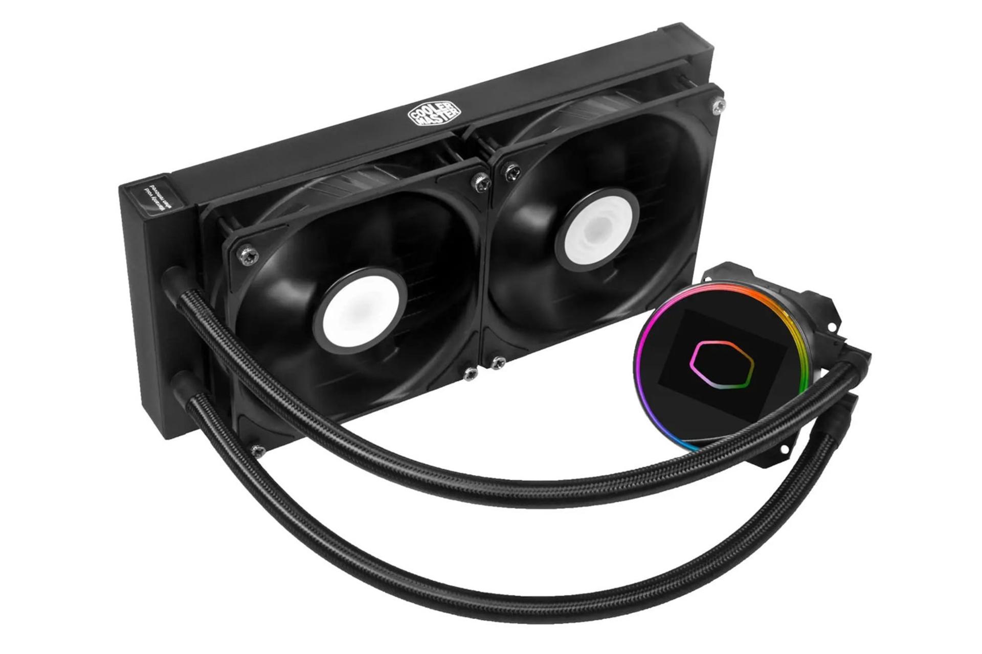 لوله رادیاتور خنک کننده مایع کولر مستر MASTERLIQUID ML240 Vivid ARGB