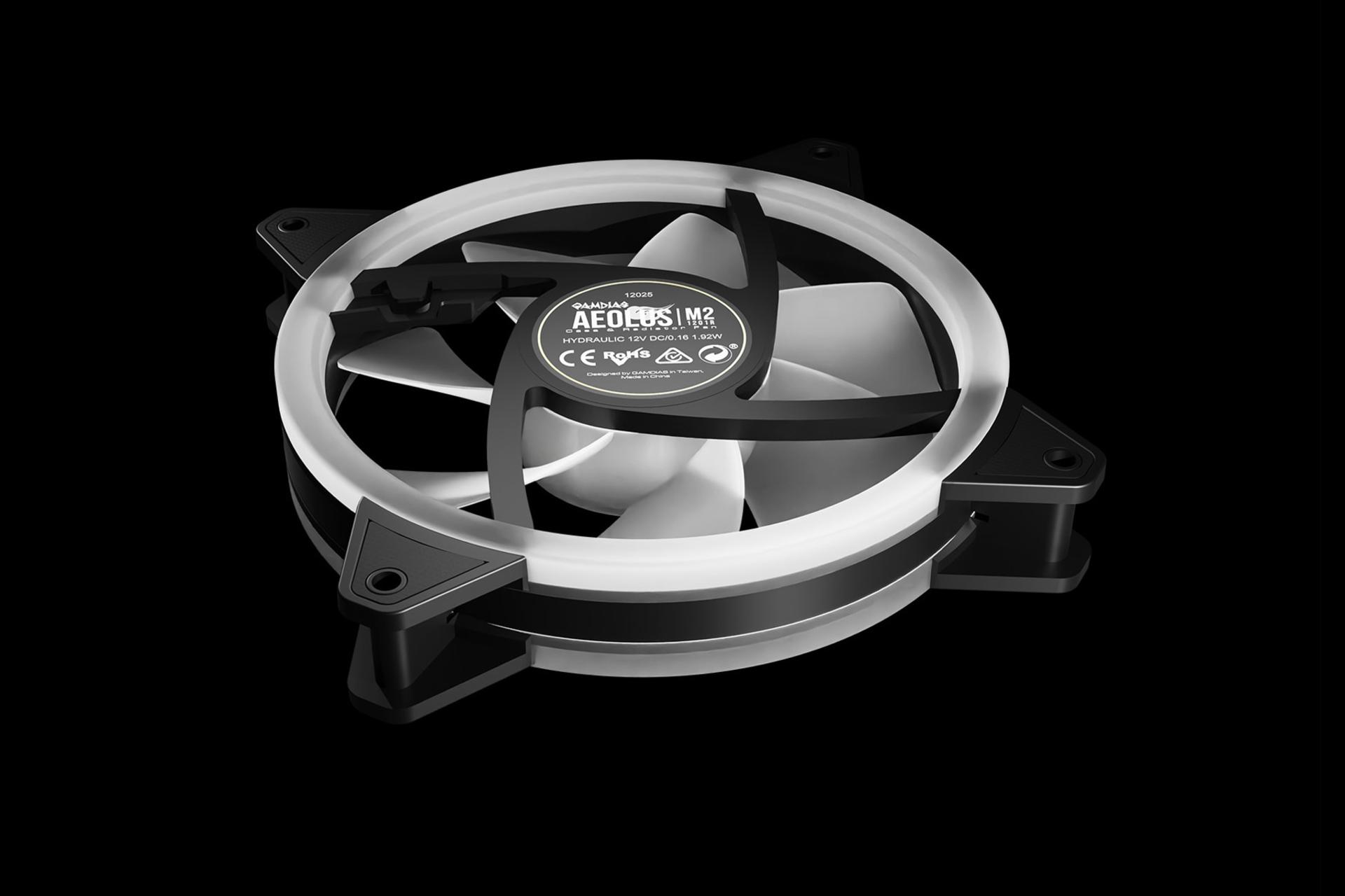 نمای پشت فن کیس گیم دیاس AEOLUS M2-1204R