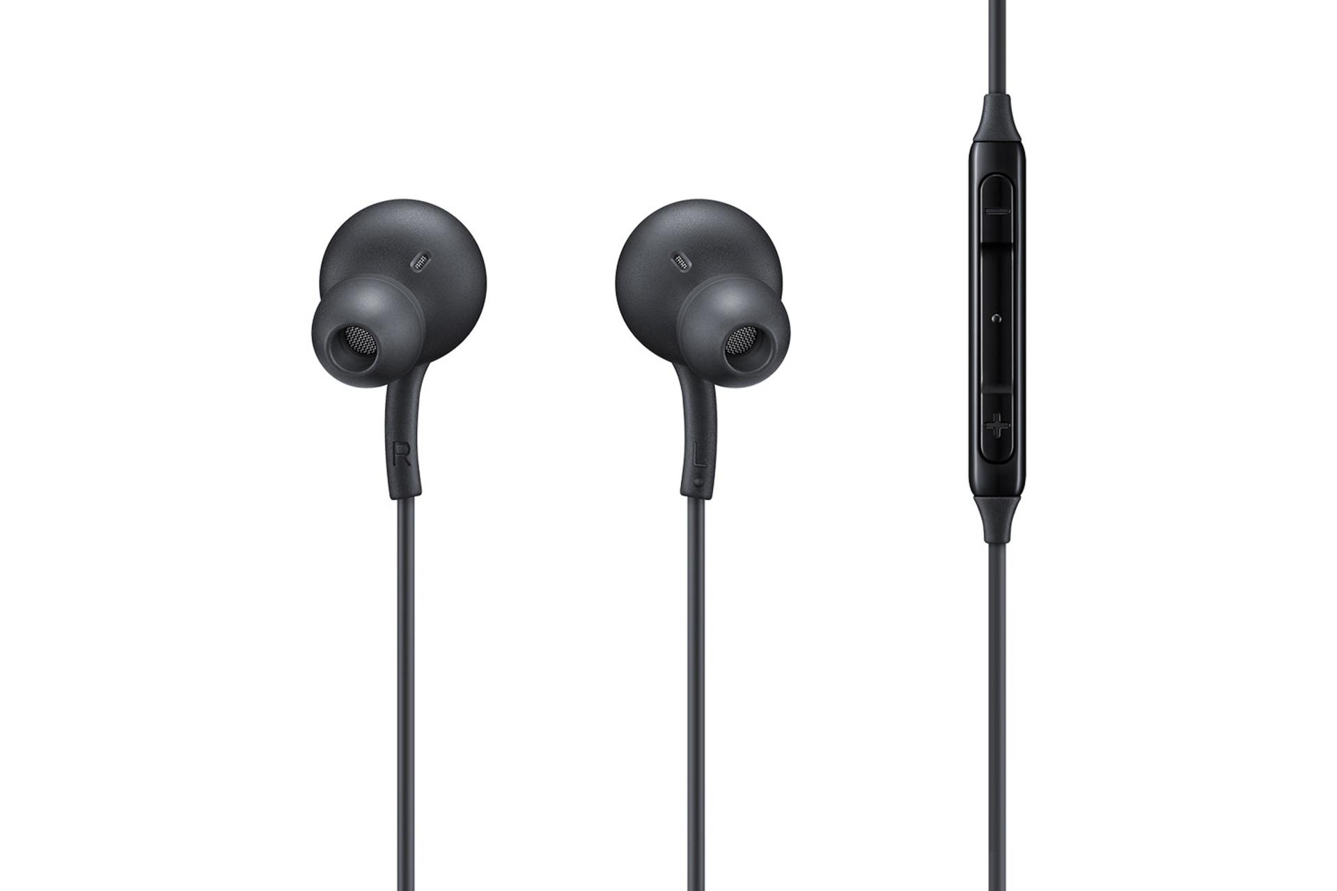 هندزفری سامسونگ EO-IC100BBEGUS  نمای جلو - کنترل صدا / samsung EO-IC100BBEGUS