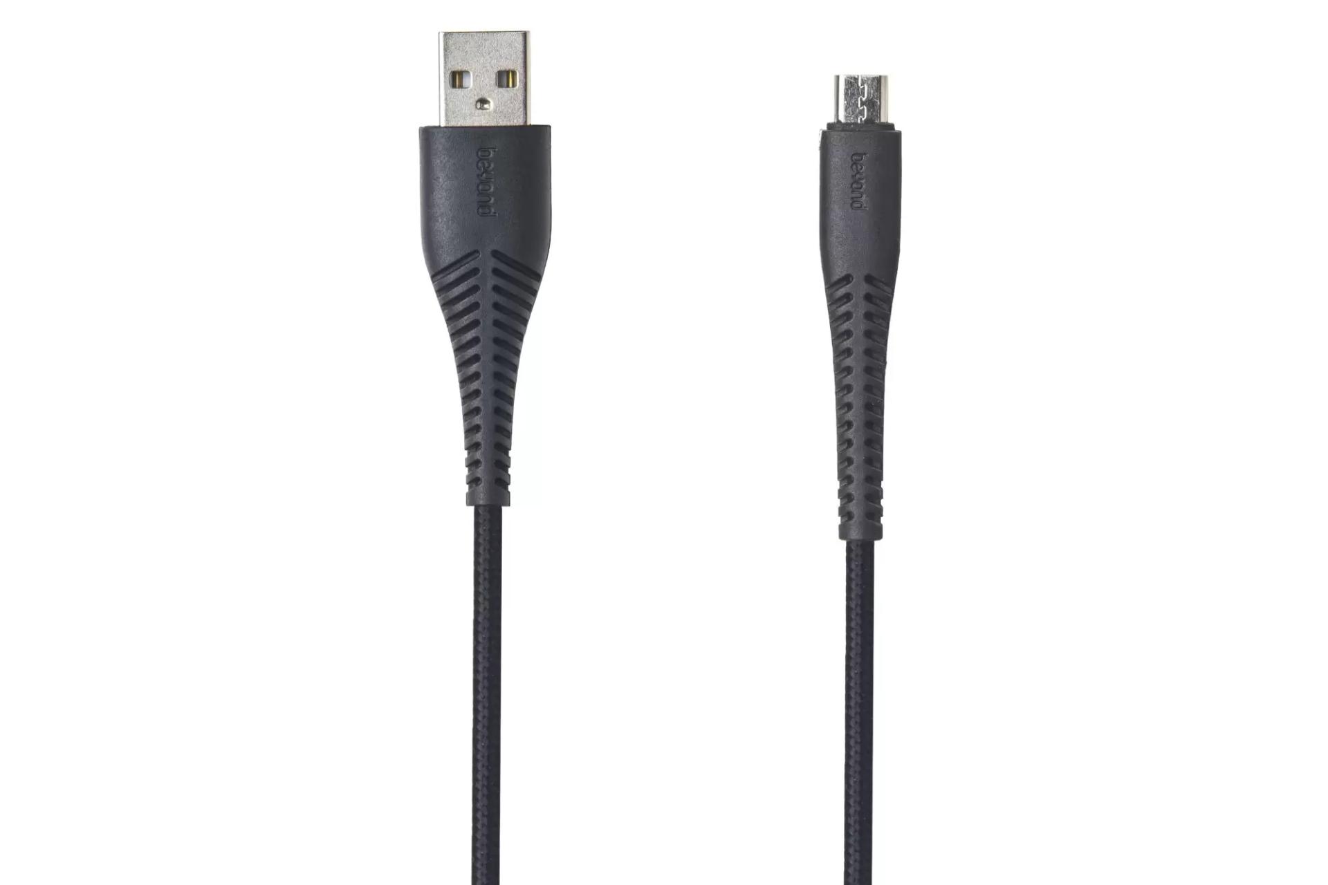 کابل شارژ USB بیاند Type-A به Micro-USB مدل BA-332 با طول 2 متر مشکی