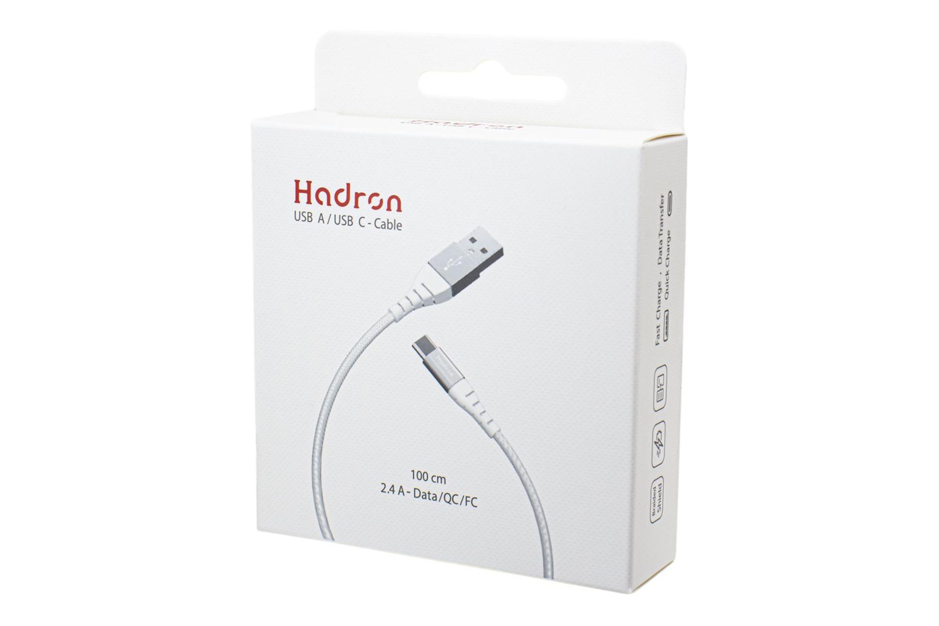 جعبه کابل شارژ USB هادرون Type-A به Type-C مدل HTC-A-C02 با طول 1 متر