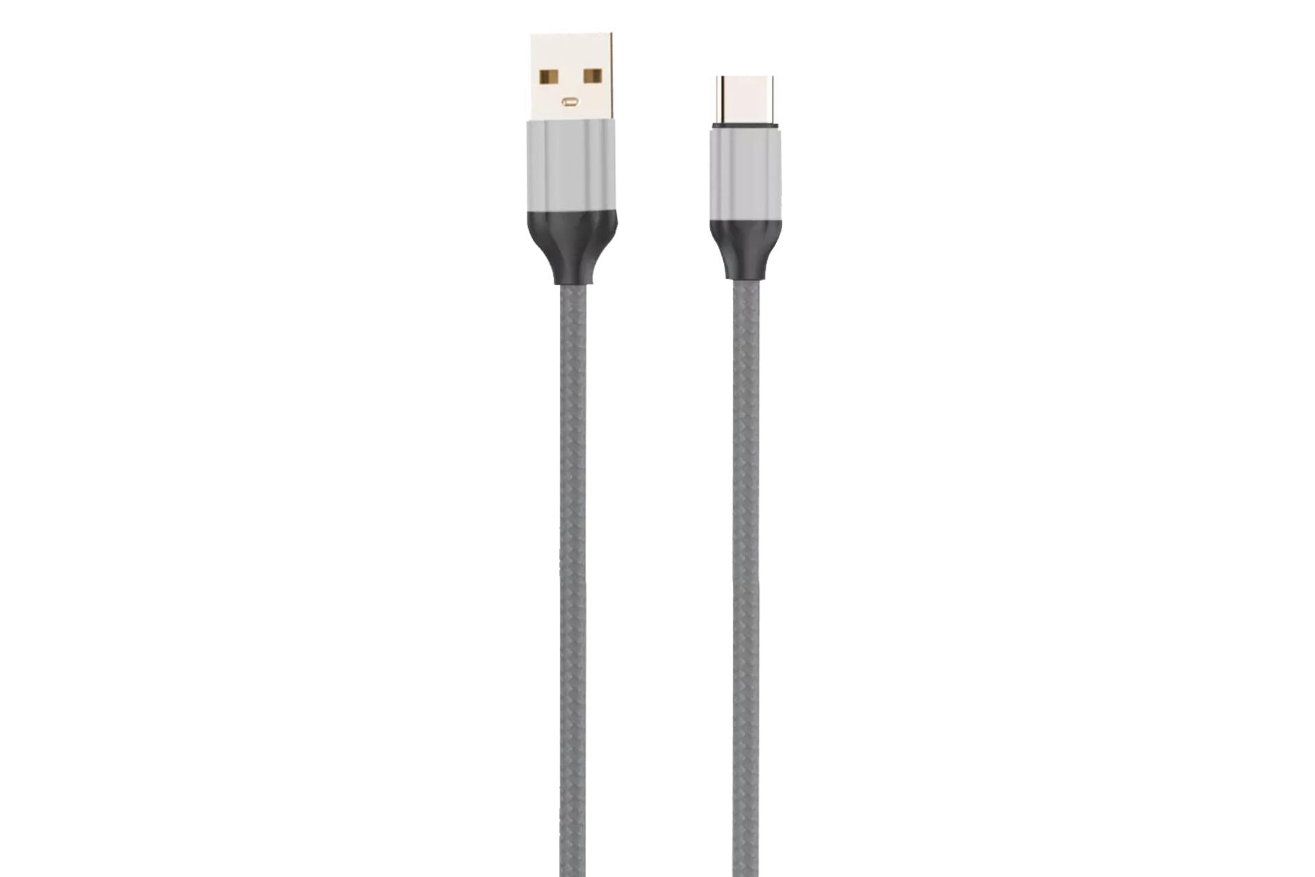 کانکتور کابل شارژ USB کینگ استار Type-A به Type-C مدل K21 C با طول 1 متر