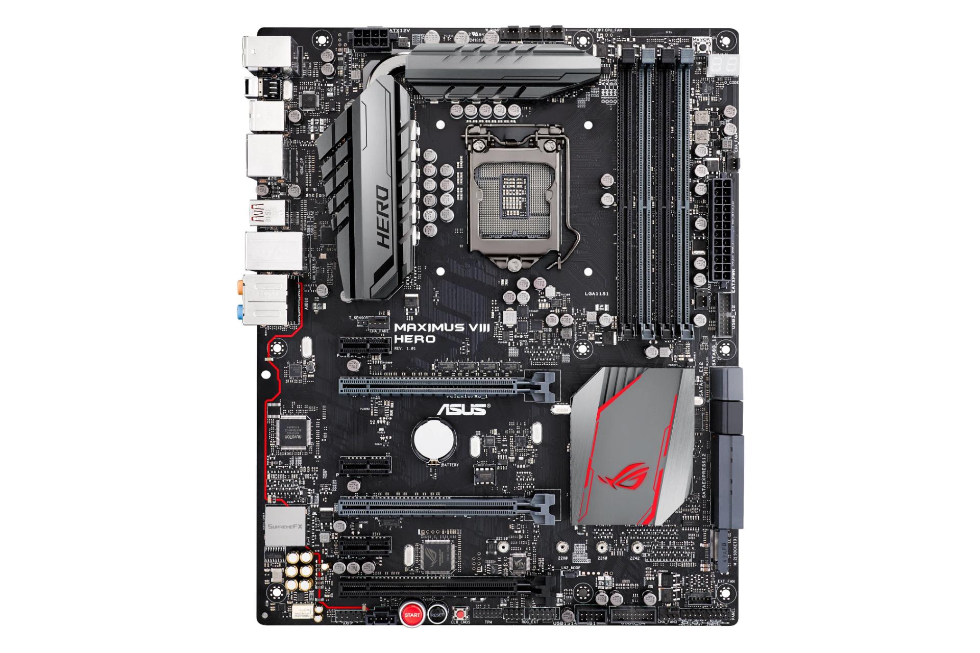 مادربرد ایسوس ASUS MAXIMUS VIII HERO بدون هیت سینک