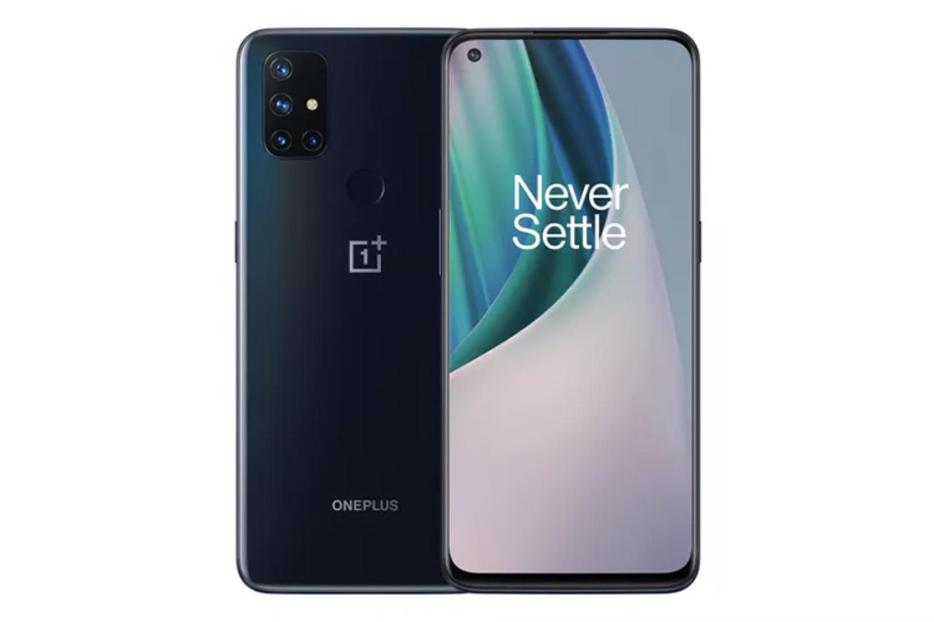 گوشی OnePlus Nord N10 5G نمای جلو و پشت دوربین ها / وان پلاس نورد 5G N10