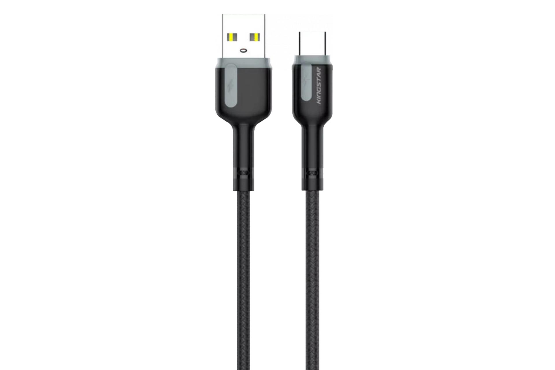 کانکتور کابل شارژ USB کینگ استار Type-A به Type-C مدل K32 C با طول 1 متر